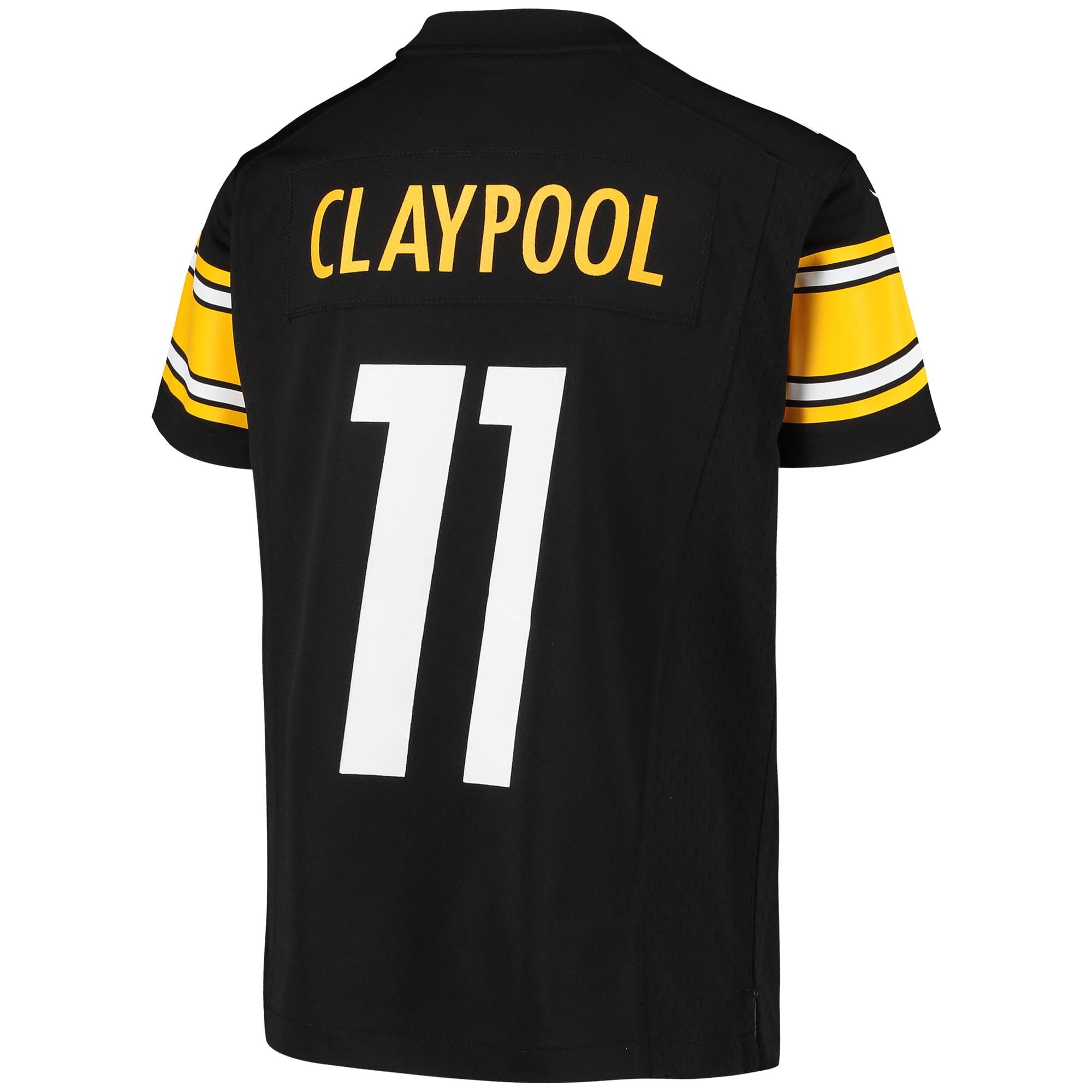 Youth Nike Chase Claypool Black Pittsburgh Steelers Game Jersey - vstockx