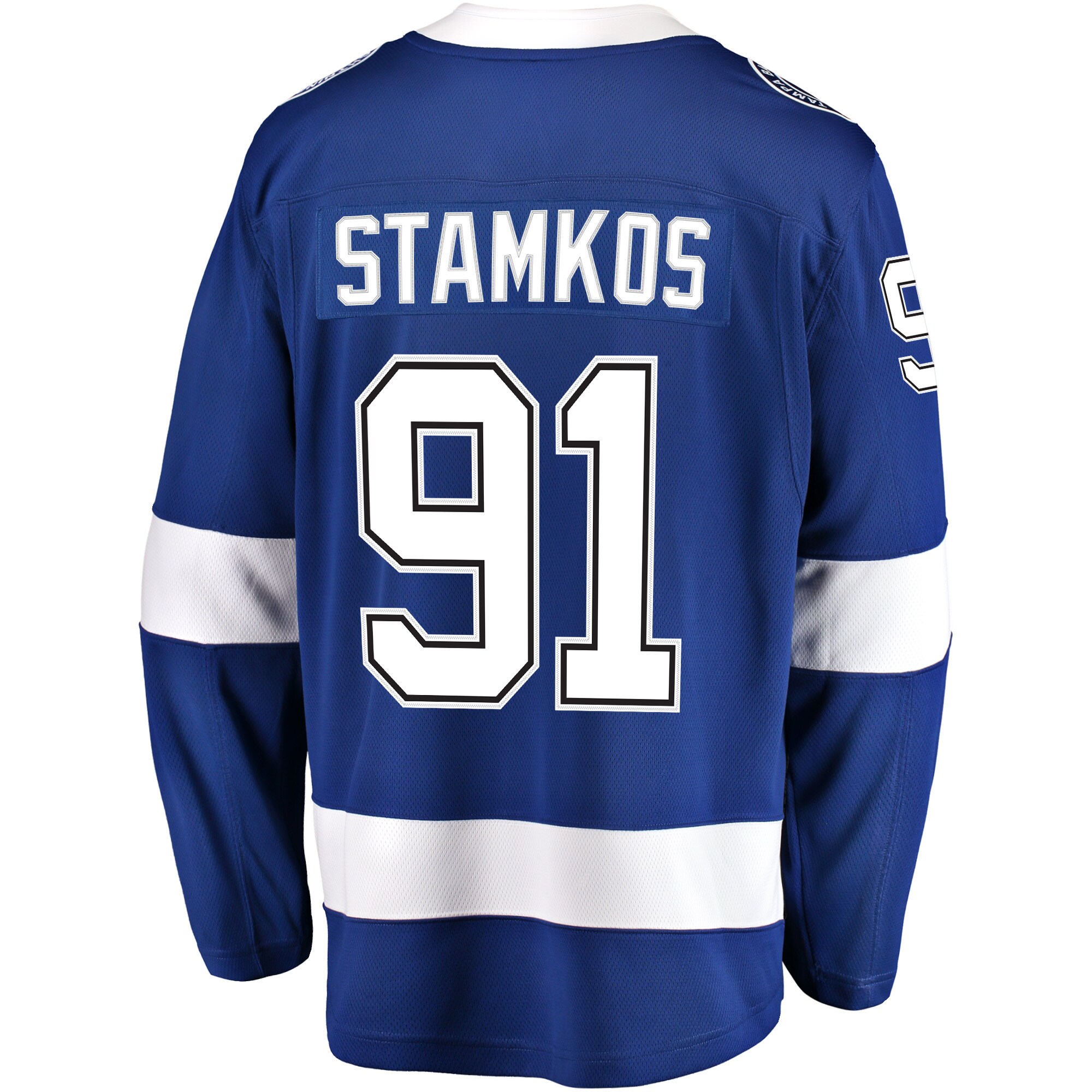 Steven Stamkos Tampa Bay Lightning Fanatics Branded Breakaway Player Jersey - Blue - vstockx