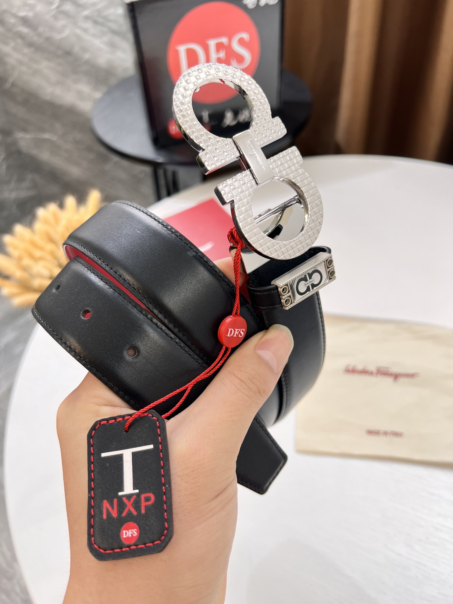 Streetwear Belt Ferragamo 320045 size:3.5cm - vstockx