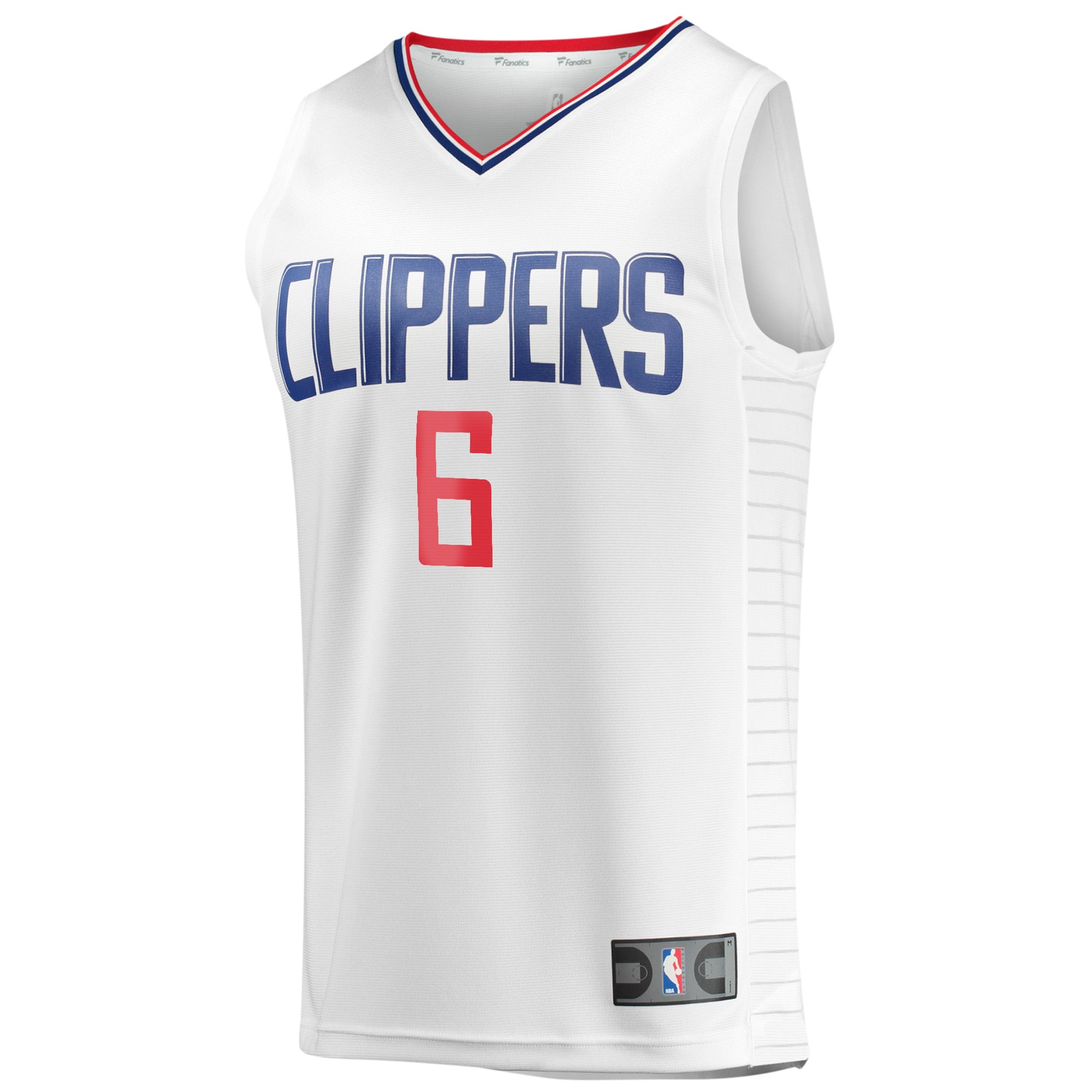 Men's Fanatics Branded Moses Brown White LA Clippers Fast Break Player Jersey - Association Edition - vstockx