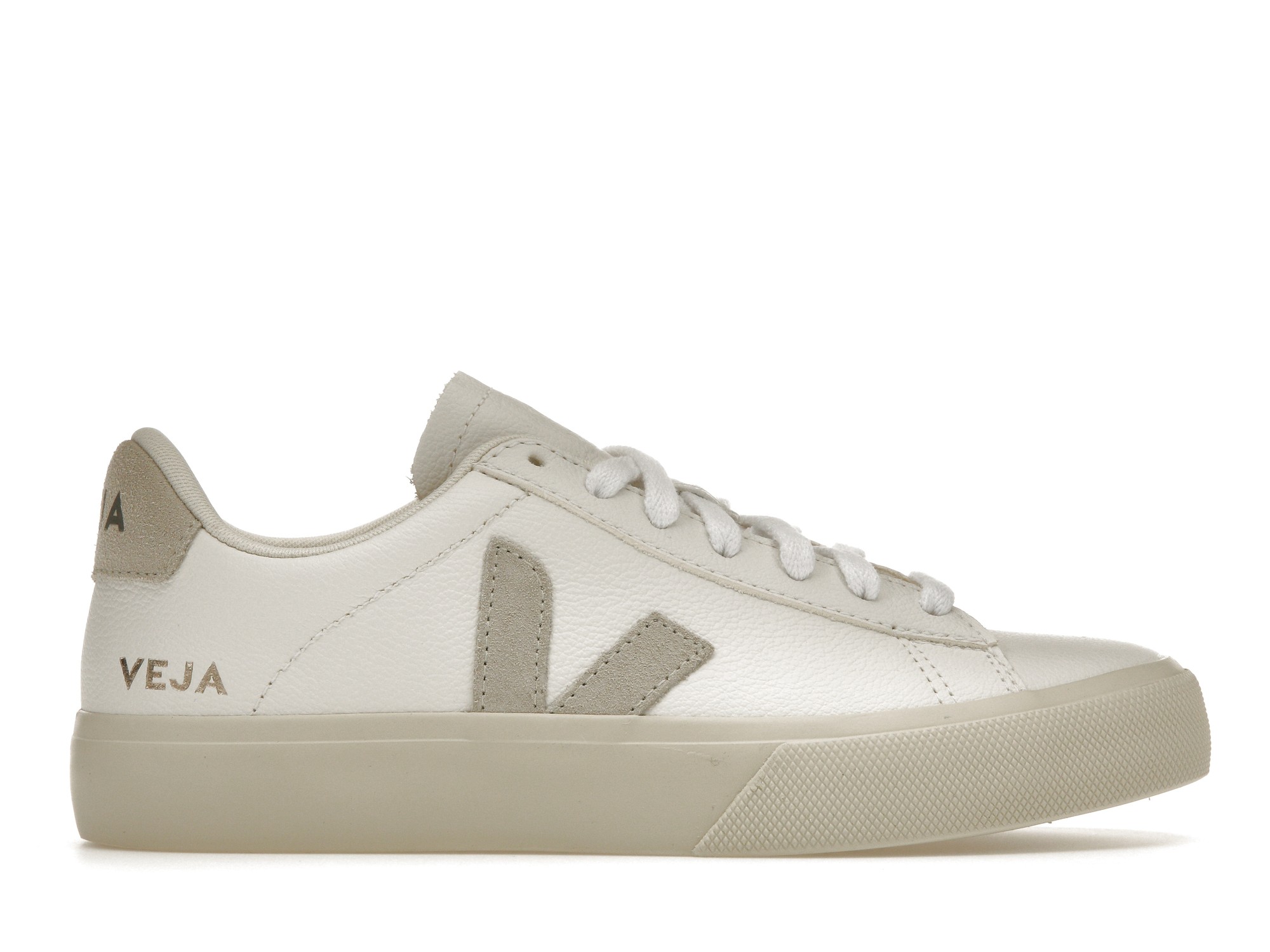 Veja Campo Low Chromefree Leather White Natural (Women's) - vstockx