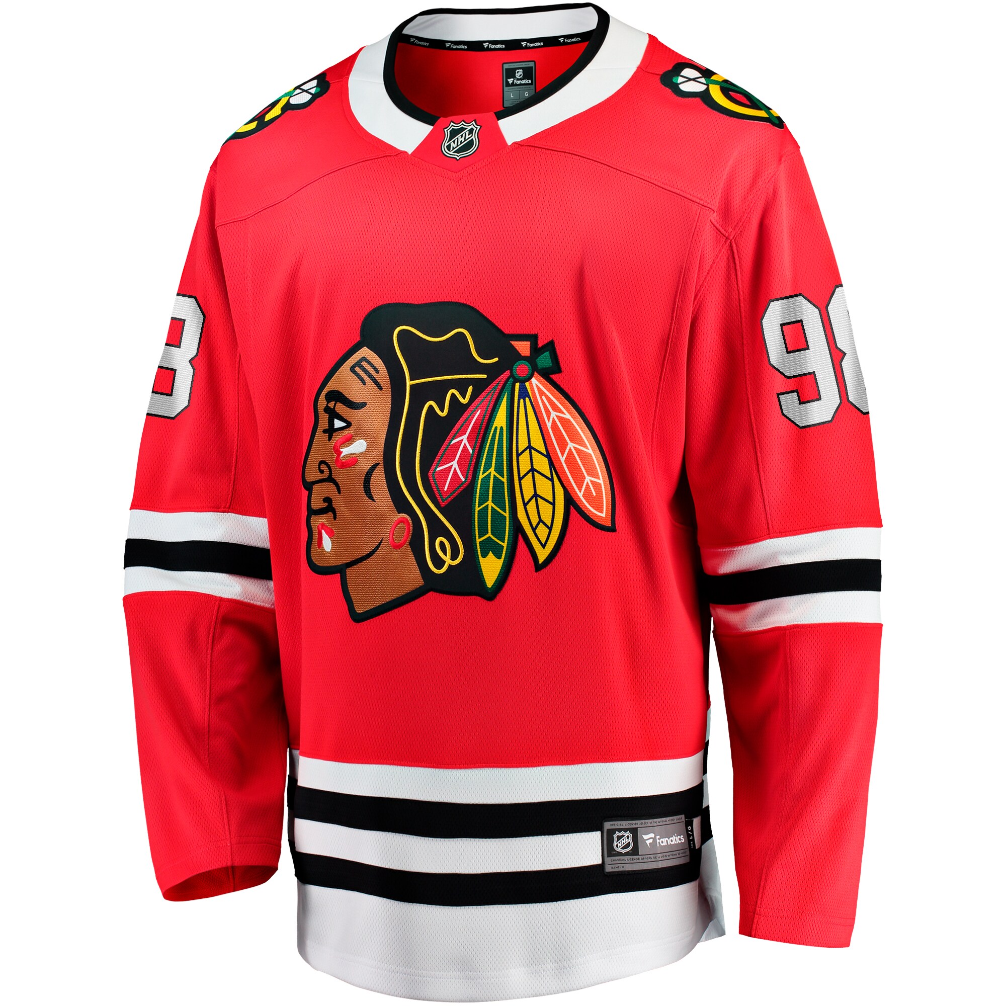 Connor Bedard Chicago Blackhawks Fanatics Branded 2023 NHL Draft Home Breakaway Player Jersey - Red - vstockx