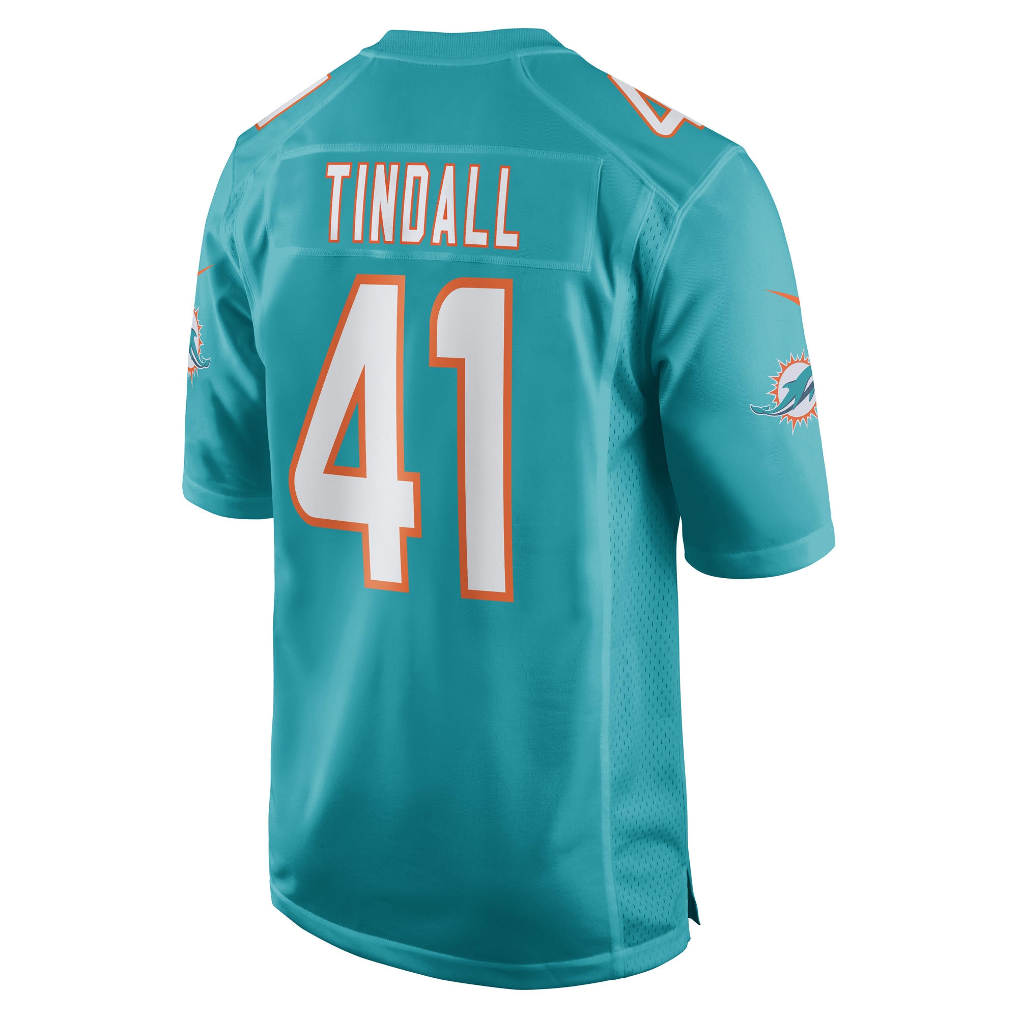Channing Tindall Miami Dolphins Nike Game Player Jersey - Aqua - vstockx