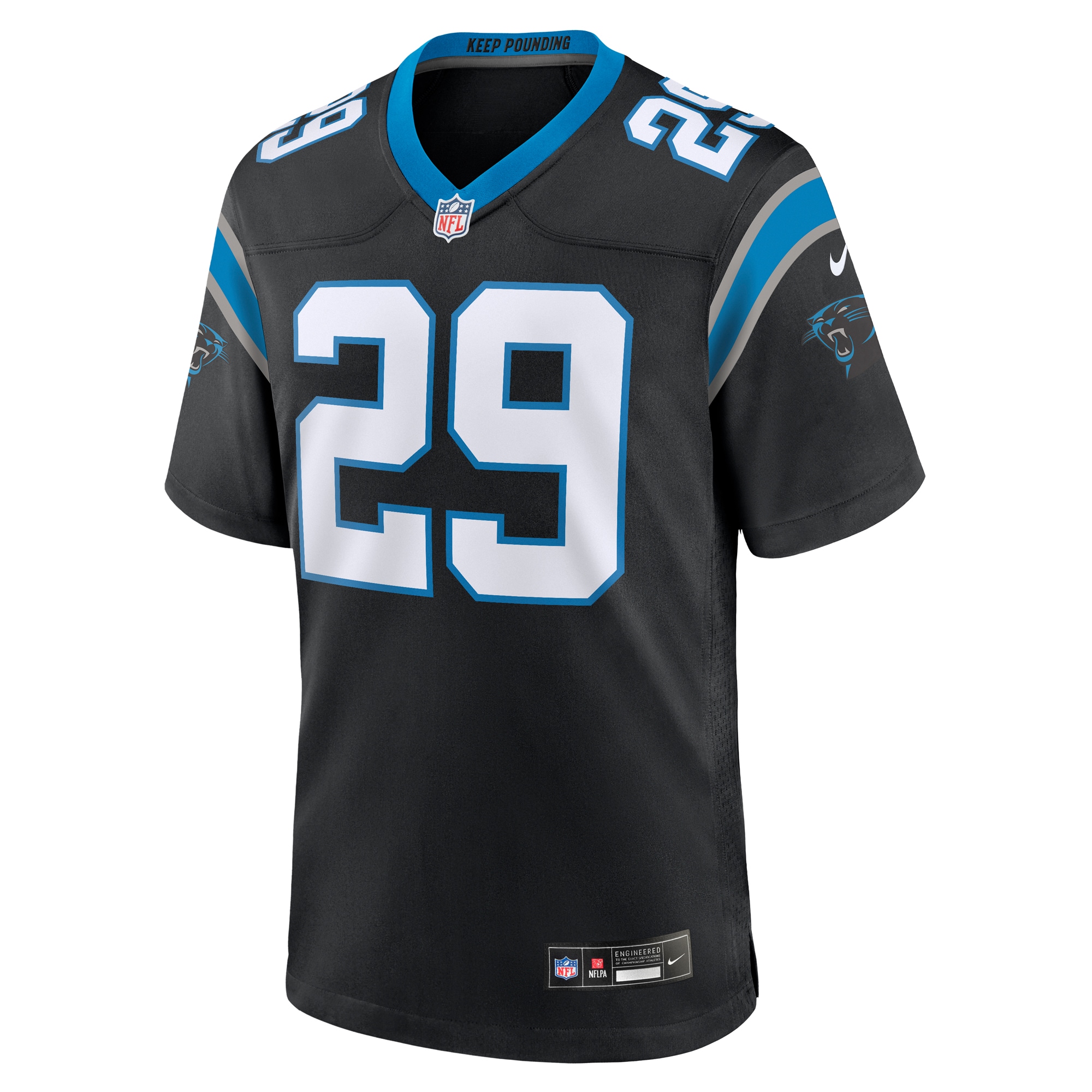 D'Shawn Jamison Carolina Panthers Nike Team Game Jersey - Black - vstockx