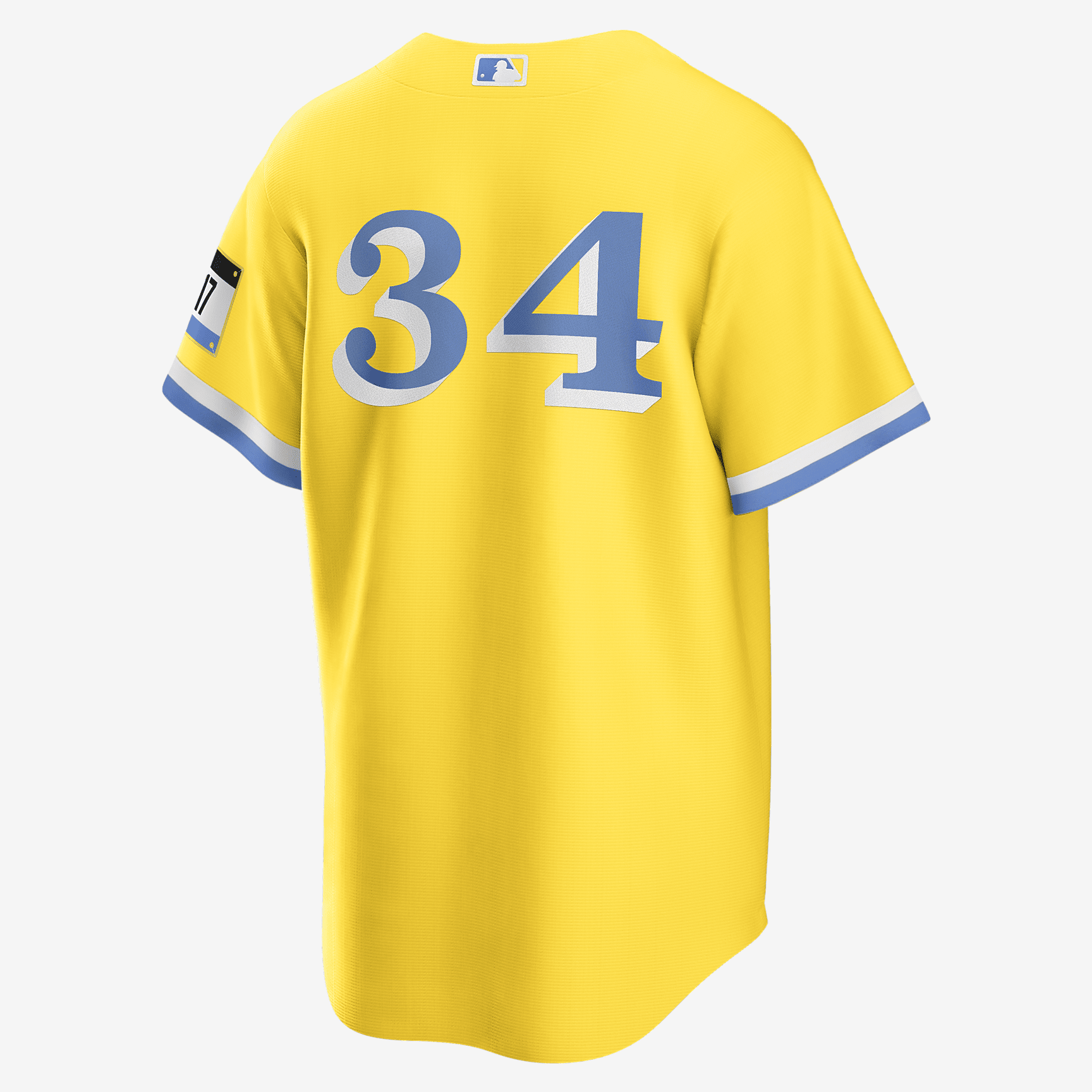 MLB Boston Red Sox City Connect (David Ortiz) Men's Replica Baseball Jersey - Gold/Light Blue - vstockx