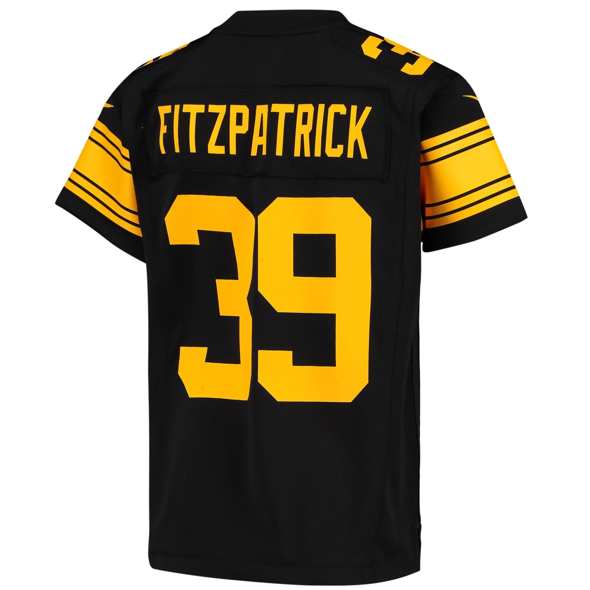 Youth Nike Minkah Fitzpatrick Black Pittsburgh Steelers Game Jersey - vstockx