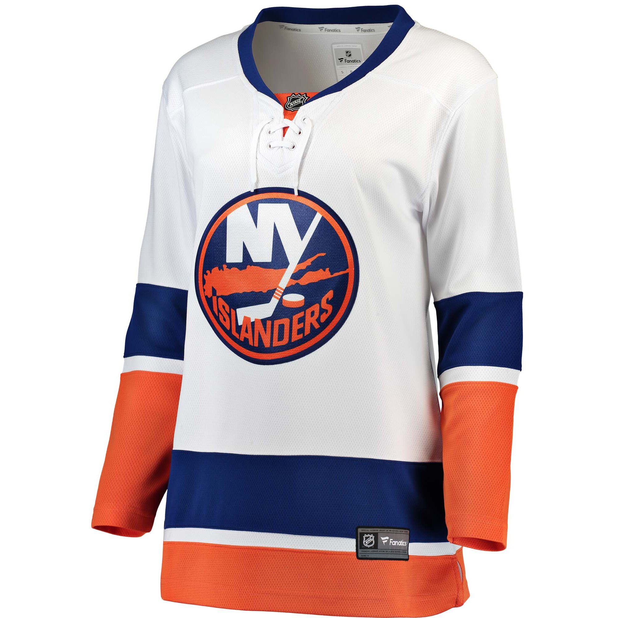 New York Islanders Fanatics Branded Women's Away Breakaway Jersey - White - vstockx