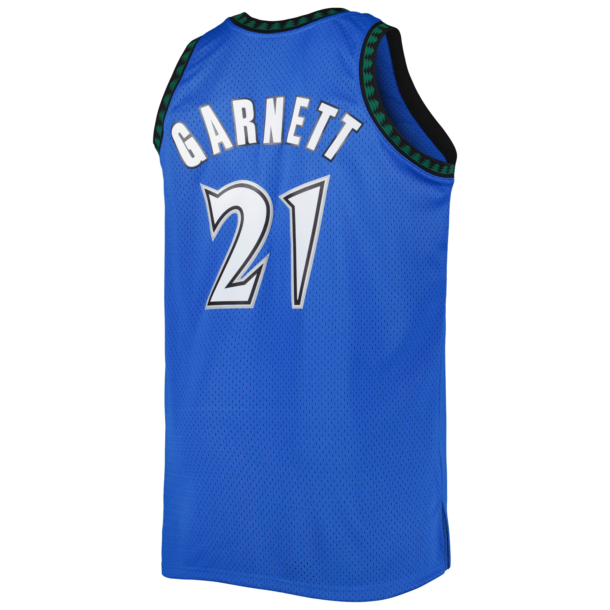 Kevin Garnett Minnesota Timberwolves Mitchell & Ness Big & Tall Hardwood Classics 2003/04 Swingman Jersey - Blue - vstockx