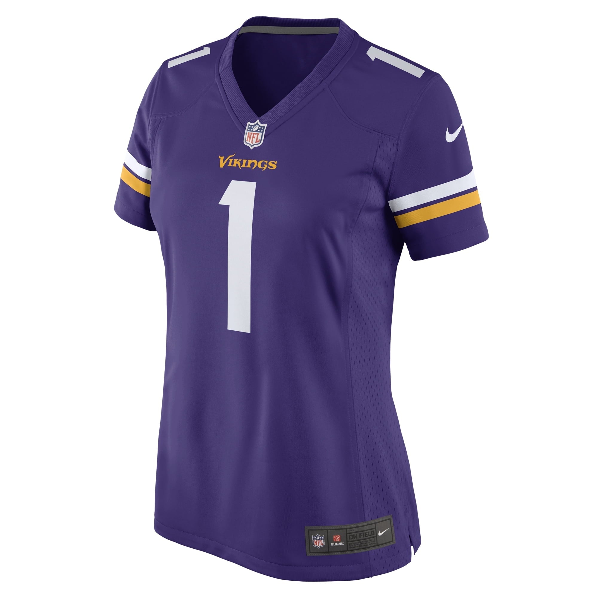Women's Nike Number 1 Mom Purple Minnesota Vikings Game Jersey - vstockx