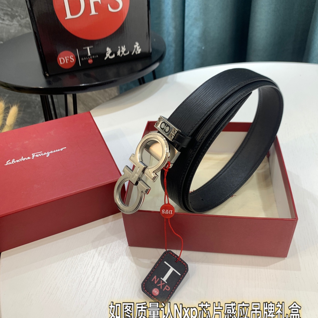 Streetwear Belt Ferragamo 319421 size:3.5cm - vstockx