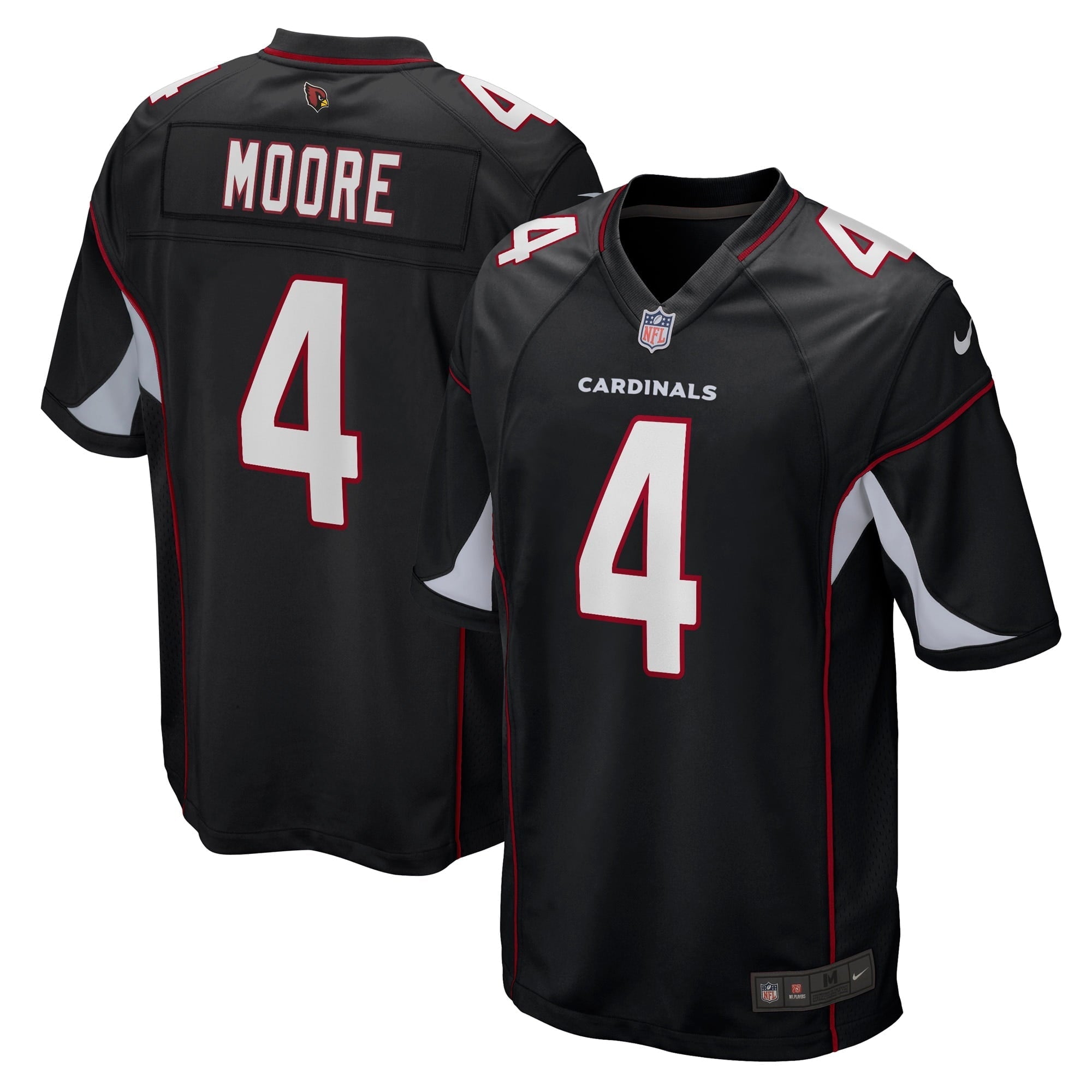 Men's Nike Rondale Moore Black Arizona Cardinals Alternate Game Jersey - vstockx
