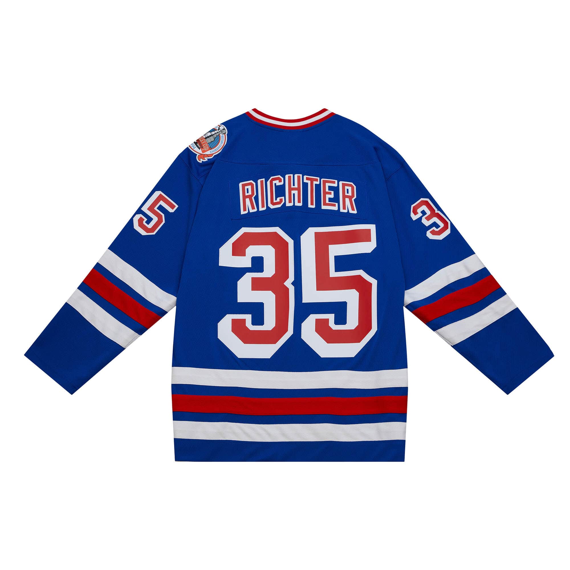 Blue Line Mike Richter New York Rangers 1993 Jersey - vstockx
