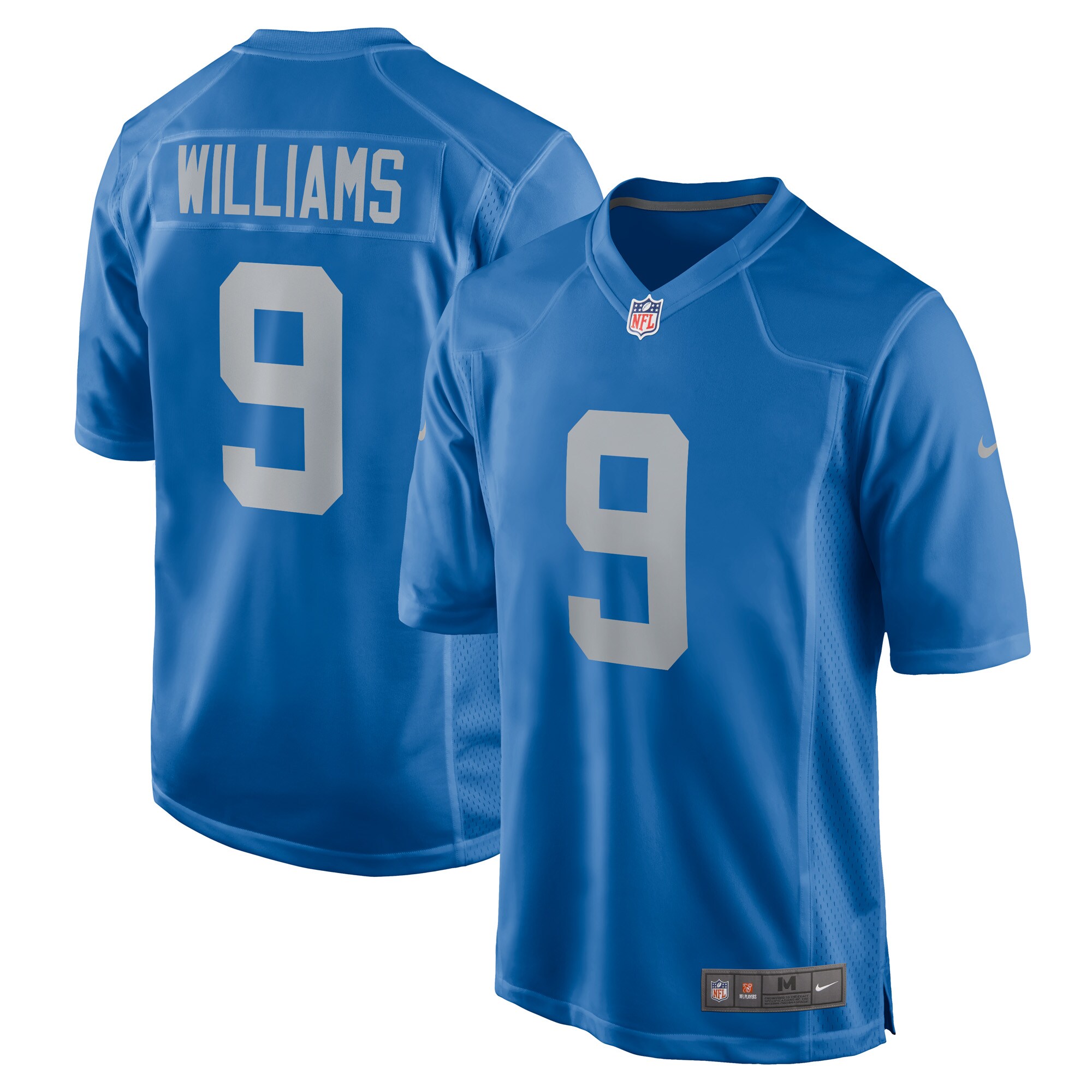 Jameson Williams Detroit Lions Nike Alternate Player Game Jersey - Blue - vstockx