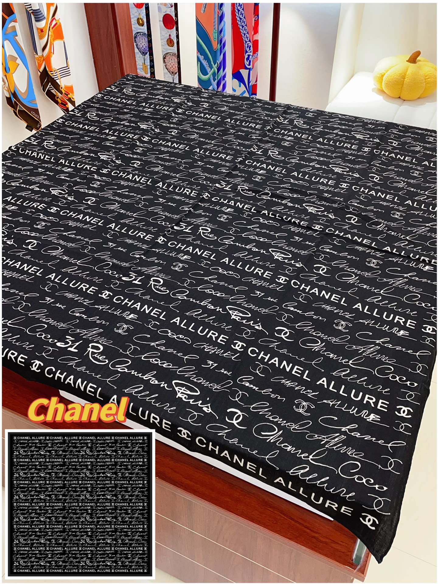 Streetwear Scarf CHANEL 328759 SIZE:140*140cm - vstockx
