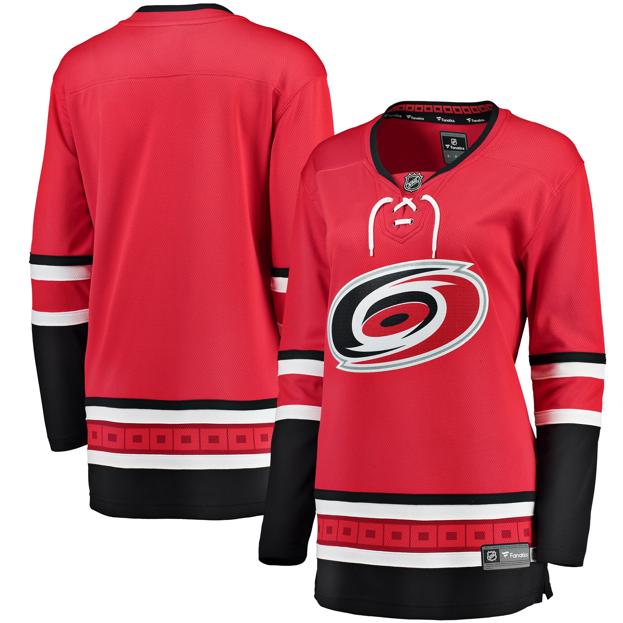 Carolina Hurricanes Fanatics Branded Women's Breakaway Alternate Jersey - Red - vstockx