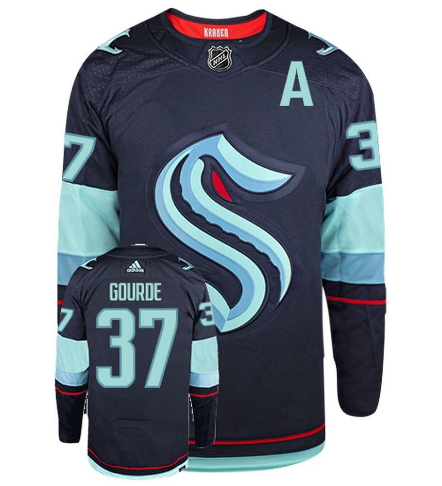 Yanni Gourde Seattle Kraken Adidas Primegreen Authentic NHL Hockey Jersey - vstockx