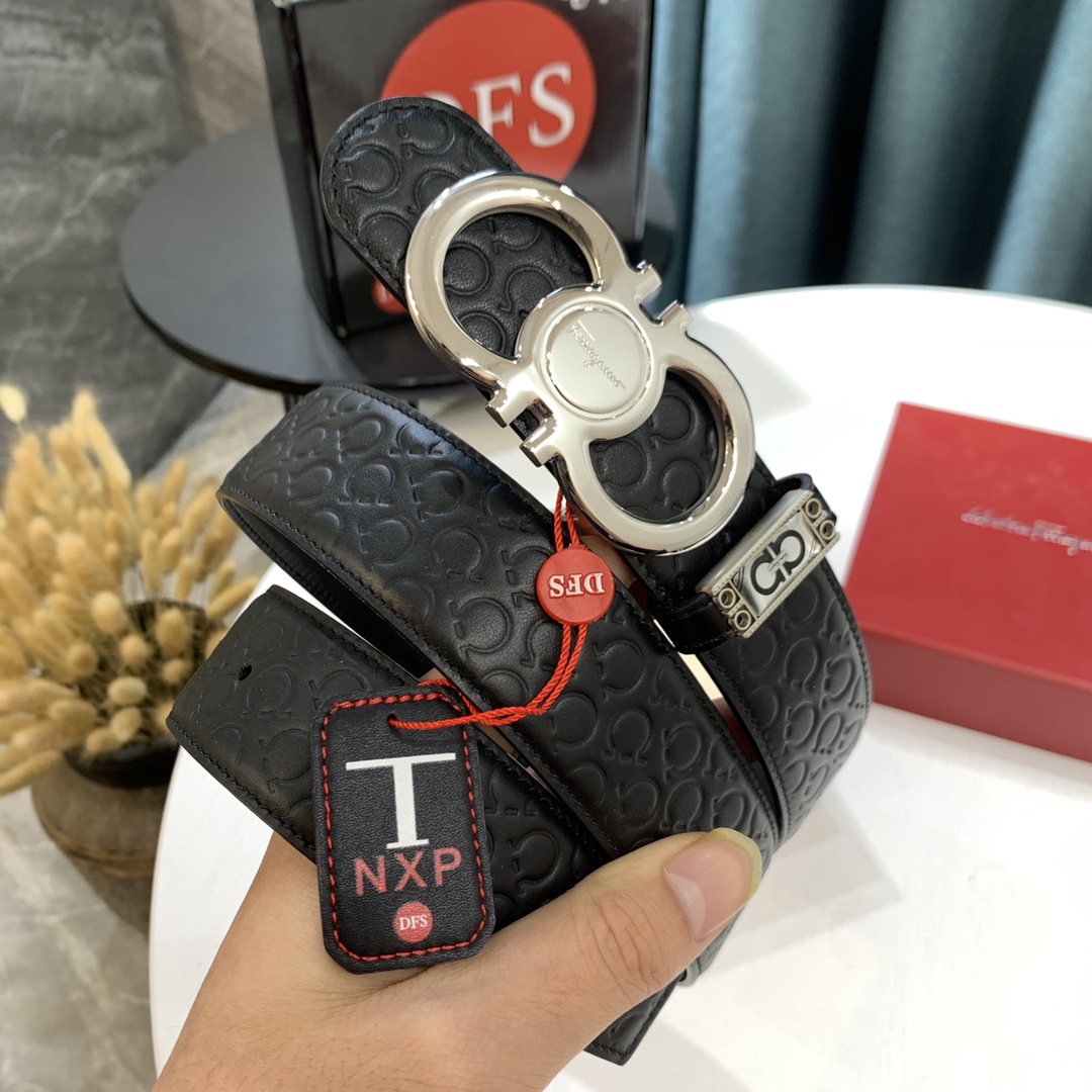 Streetwear Belt Ferragamo 319738 size:3.5cm - vstockx