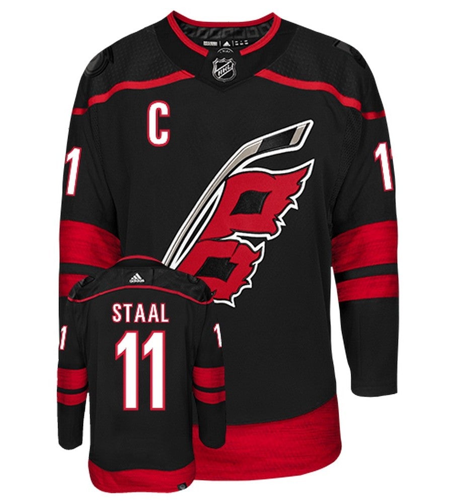 Jordans Staal Carolina Hurricanes Adidas Primegreen Authentic NHL Hockey Jersey - vstockx