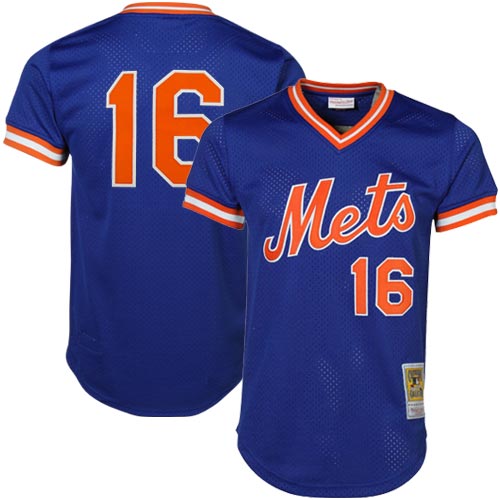 Dwight Gooden New York Mets Mitchell & Ness Cooperstown Mesh Batting Practice Jersey - Royal - vstockx
