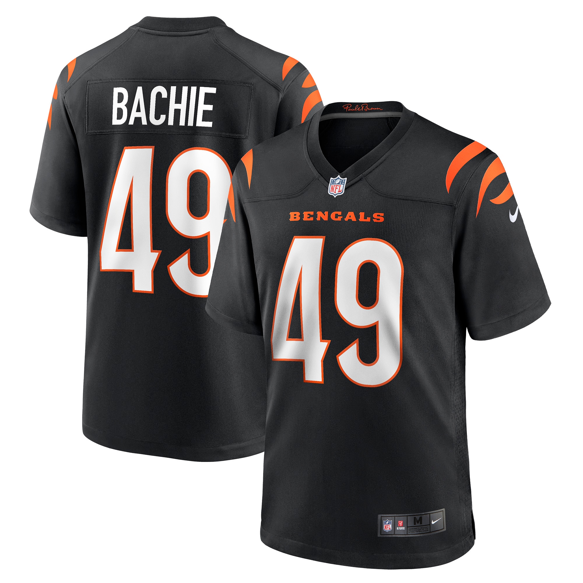 Joe Bachie Cincinnati Bengals Nike Game Jersey - Black - vstockx