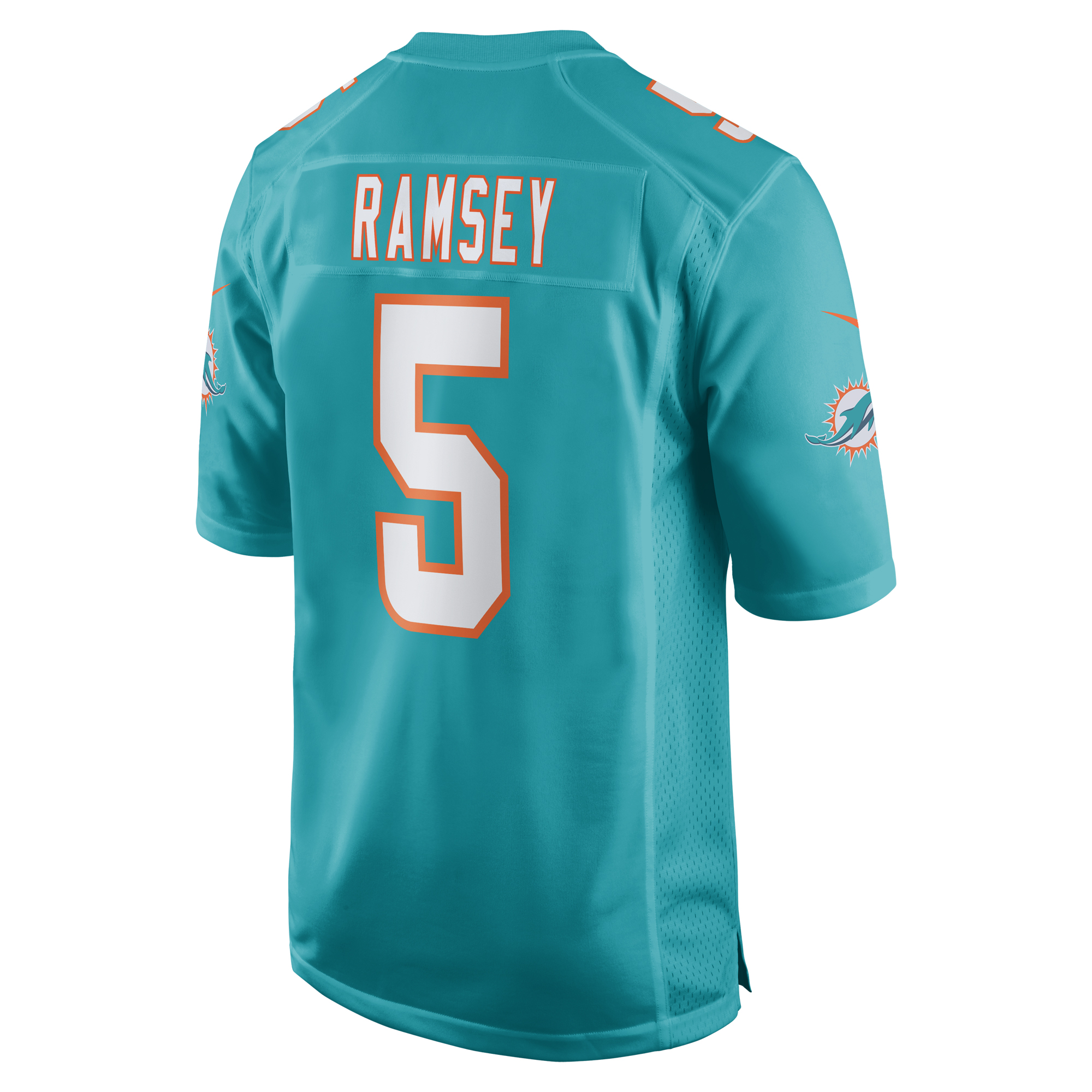 Jalen Ramsey Miami Dolphins Nike Team Color Game Jersey - Aqua - vstockx