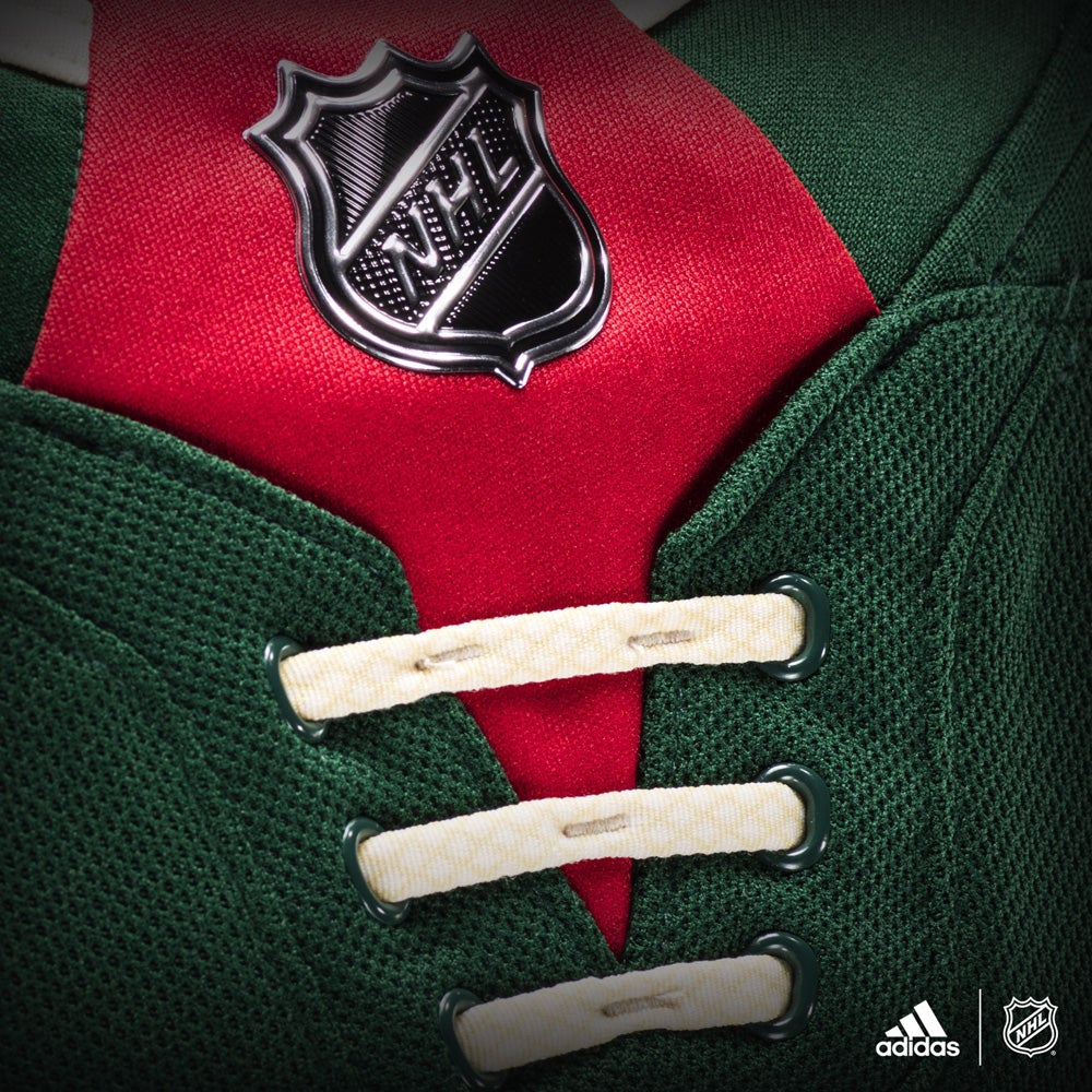 Minnesota Wild Adidas Authentic Home NHL Hockey Jersey - vstockx