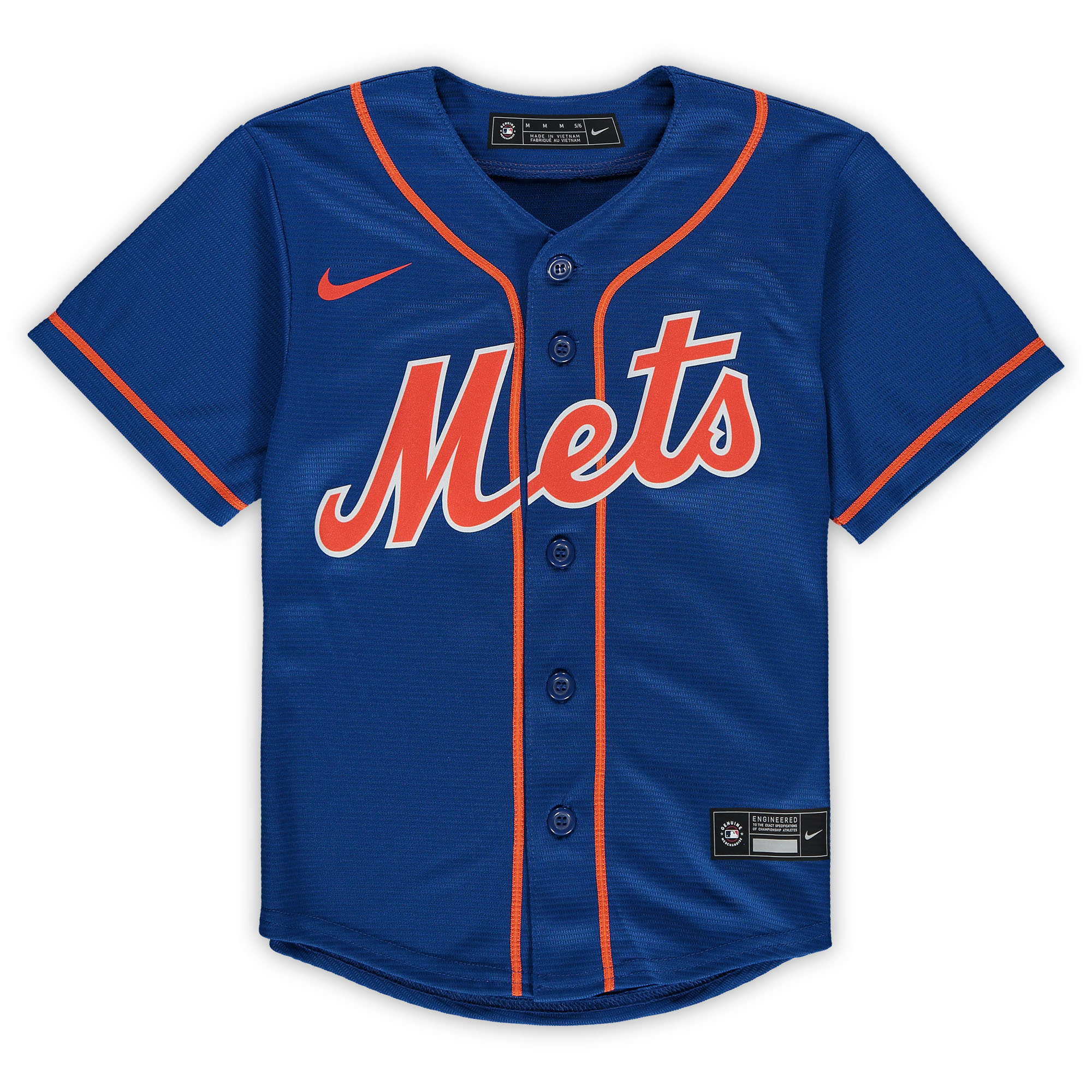 Francisco Lindor New York Mets Nike Preschool Alternate Replica Player Jersey - Royal - vstockx