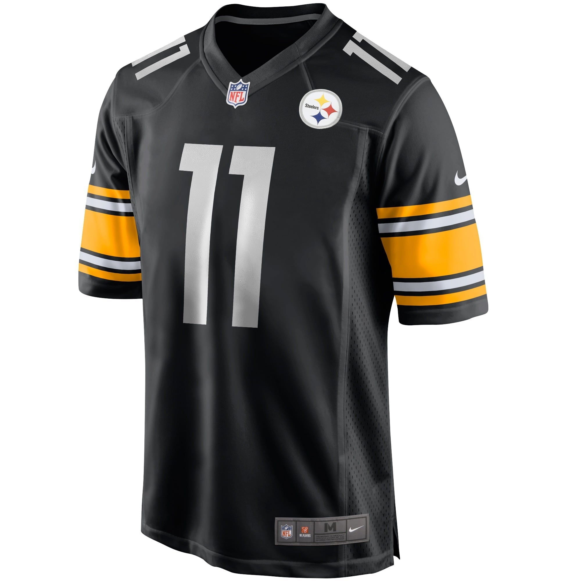 Men's Nike Chase Claypool Black Pittsburgh Steelers Game Jersey - vstockx