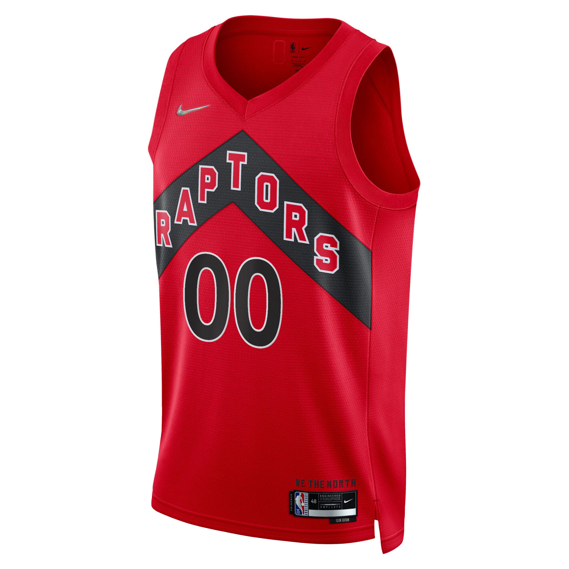 Toronto Raptors Nike 2021/22 Diamond Swingman Custom Jersey - Icon Edition - Red - vstockx