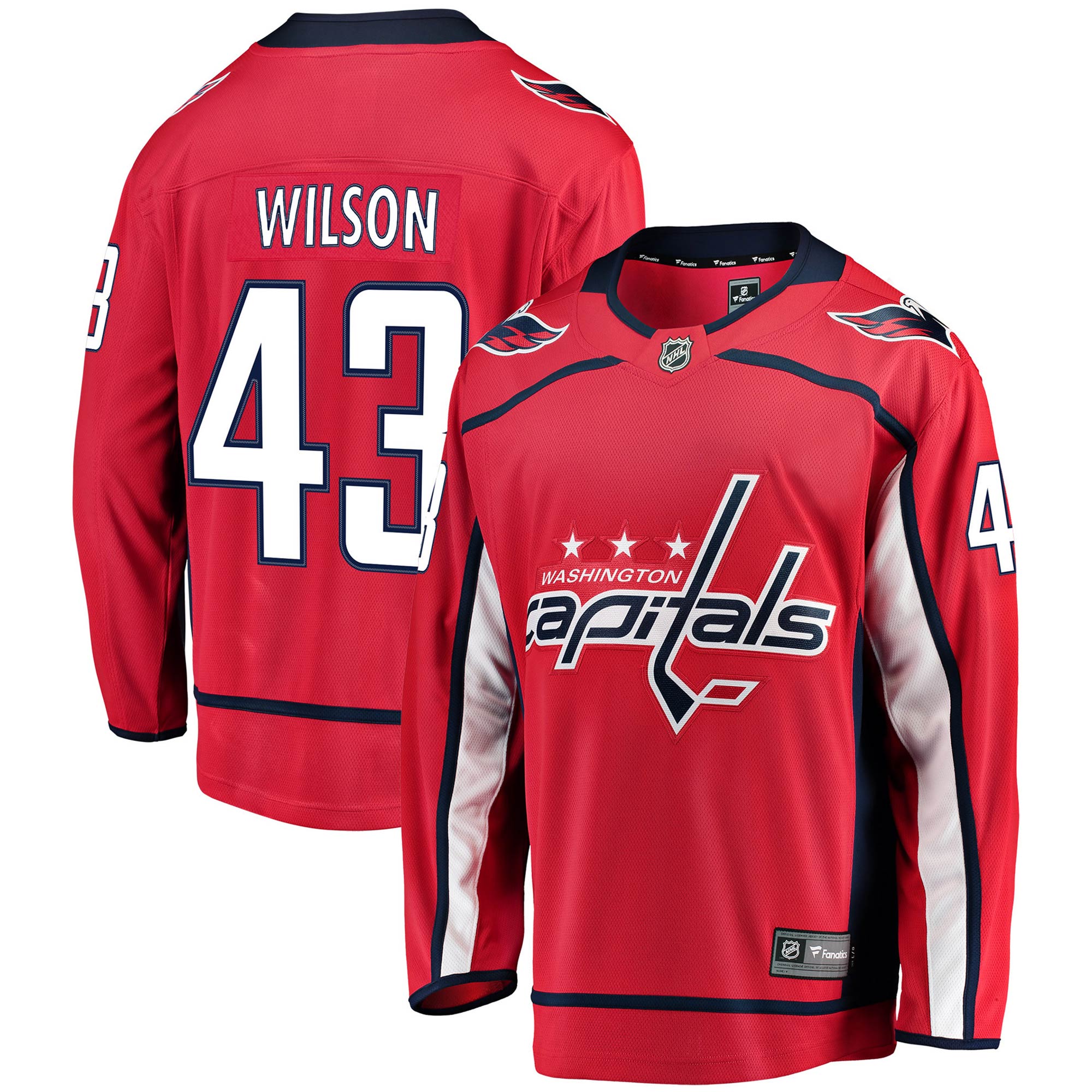 Tom Wilson Washington Capitals Fanatics Branded Home Premier Breakaway Player Jersey - Red - vstockx
