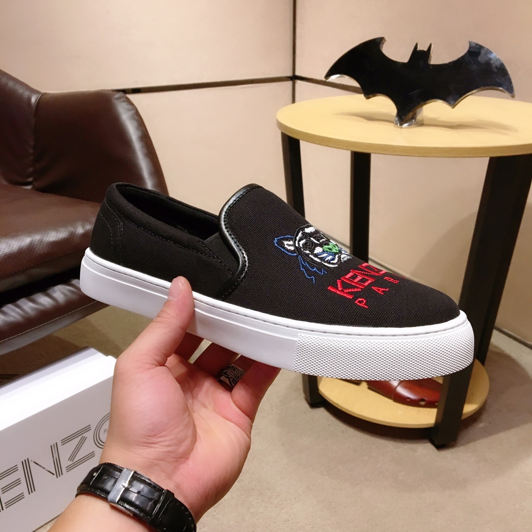 Kenzo K-SKATE Tiger canvas slip-on sneakers 18 - vstockx