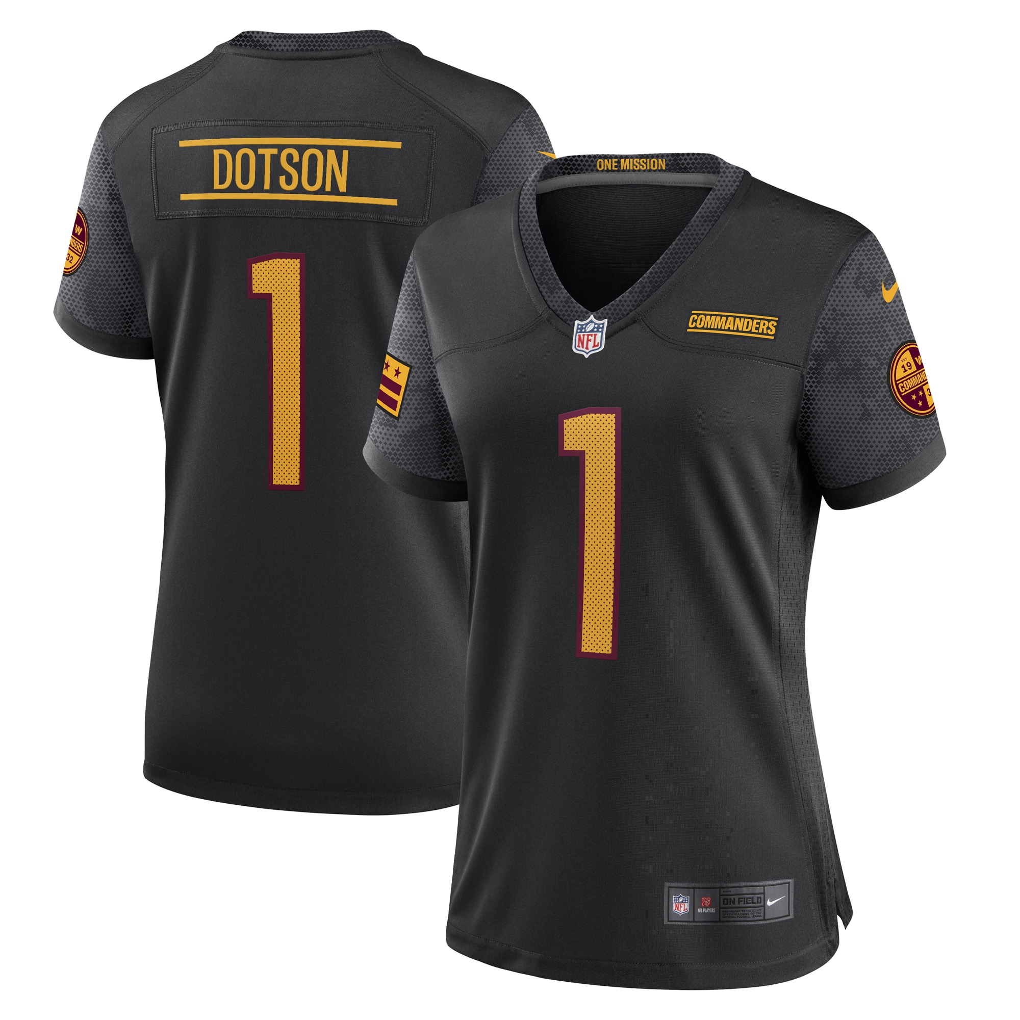 Jahan Dotson Washington Commanders Nike Women's Player Jersey - Black - vstockx