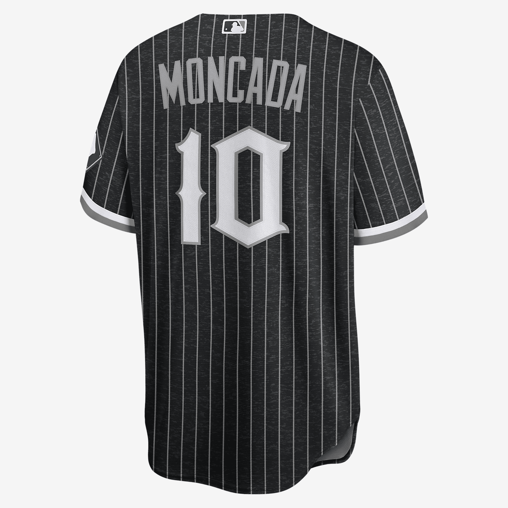 MLB Chicago White Sox City Connect (Yoan Moncada) Men's Replica Baseball Jersey - Black/Anthracite - vstockx