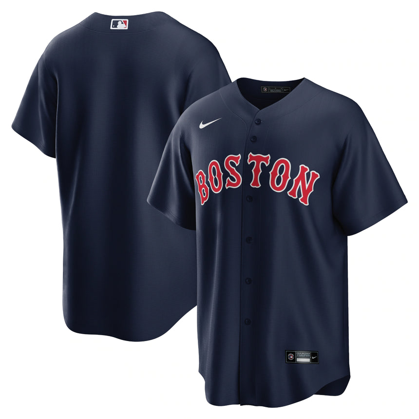 Men's Boston Red Sox Navy Alternate Replica Team Jersey - vstockx