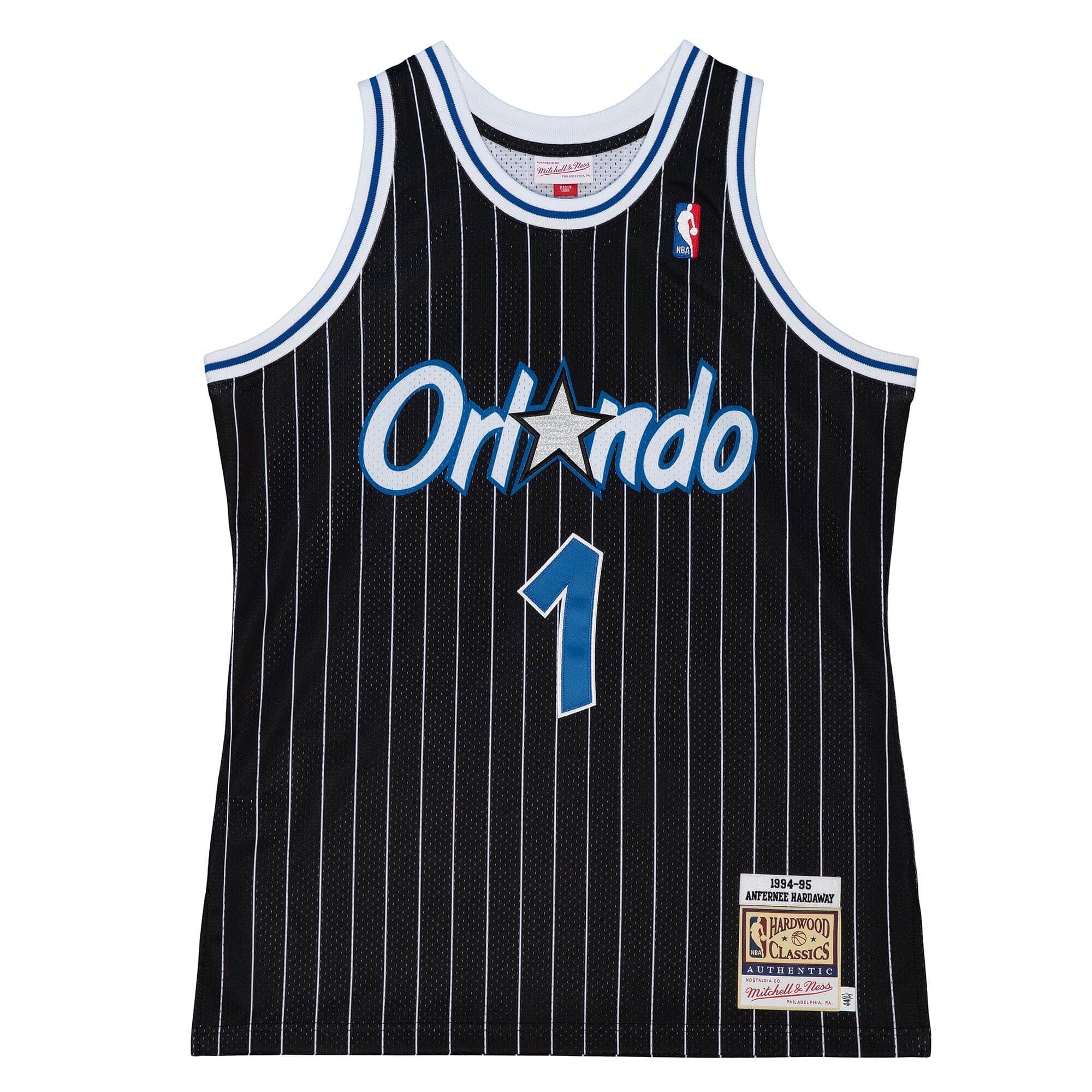 Authentic Anfernee Hardaway Orlando Magic 1994-95 Jersey - vstockx