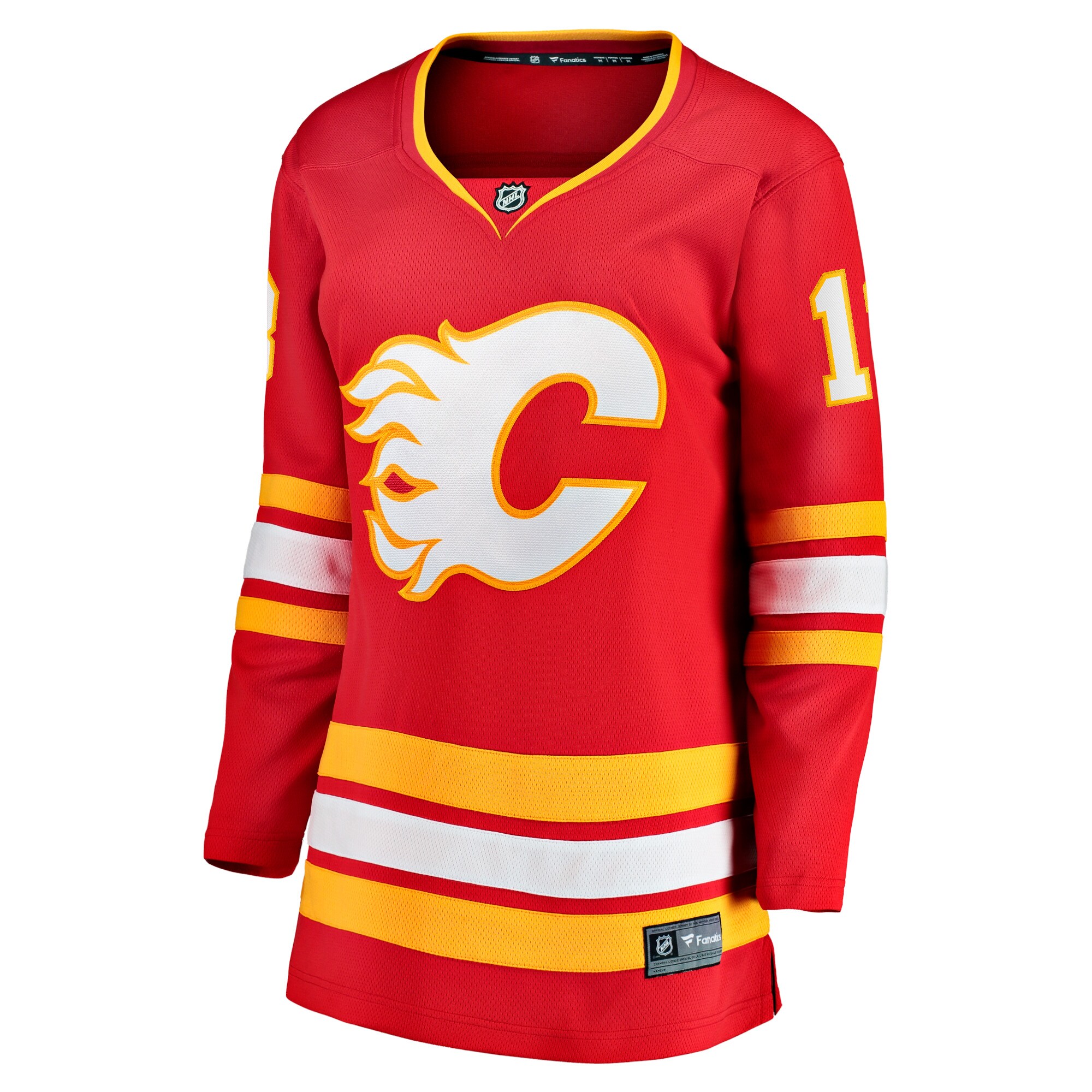 Johnny Gaudreau Calgary Flames Fanatics Branded Women's 2020/21 Home Premier Breakaway Player Jersey - Red - vstockx