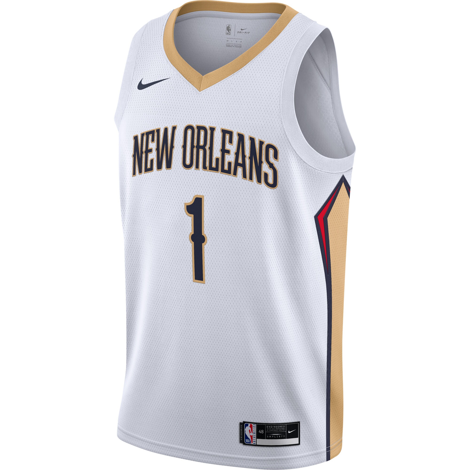 Zion Williamson New Orleans Pelicans Nike Swingman Jersey - White - Association Edition - vstockx
