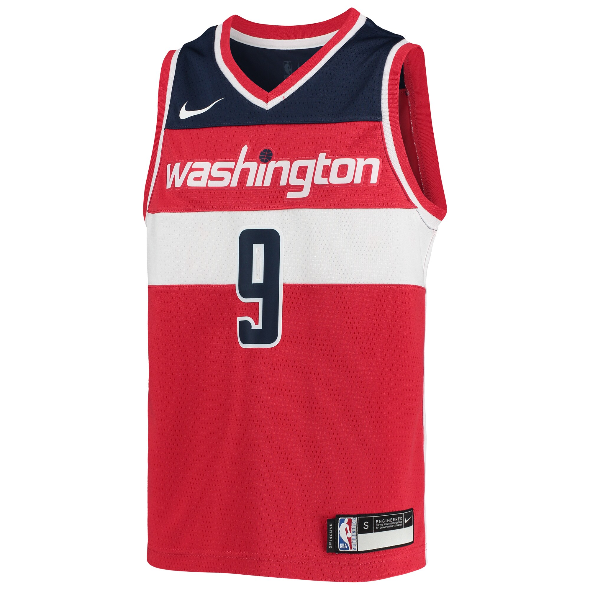 Deni Avdija Washington Wizards Nike Youth 2020/21 Swingman Jersey - Red - Icon Edition - vstockx