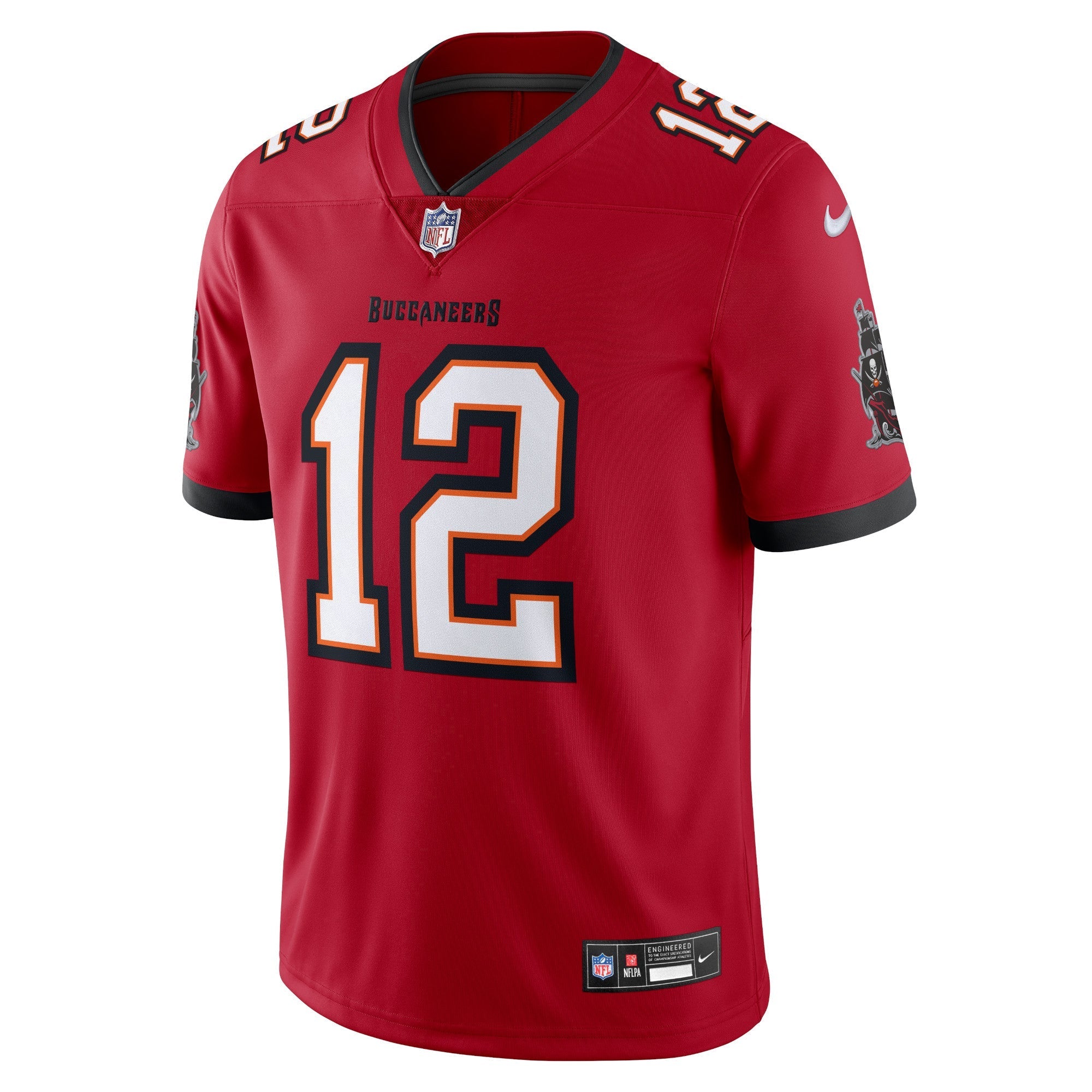 Men's Nike Tom Brady Red Tampa Bay Buccaneers Vapor Untouchable Limited Jersey - vstockx