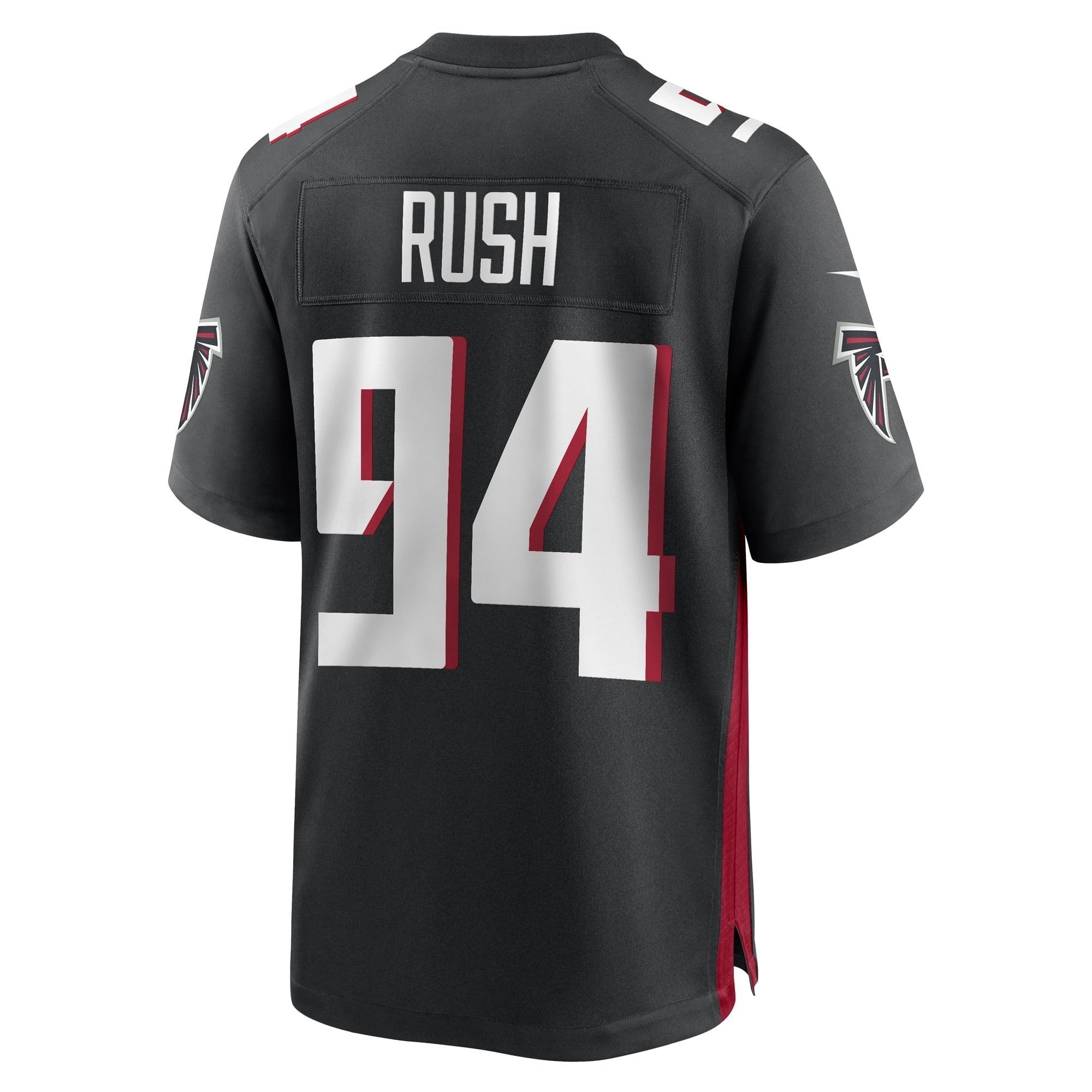 Men's Nike Anthony Rush Black Atlanta Falcons Game Player Jersey - vstockx