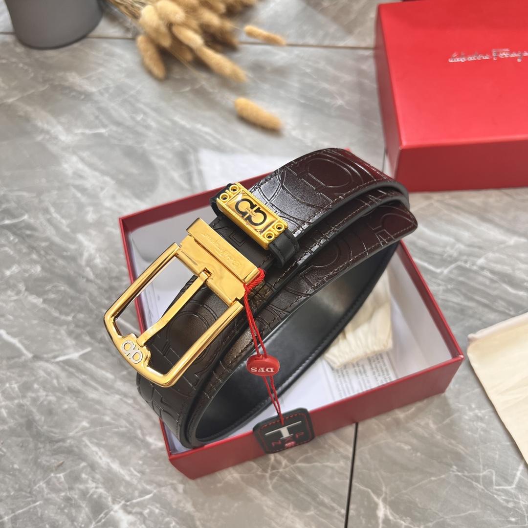 Streetwear Belt Ferragamo 319832 size:3.5cm - vstockx