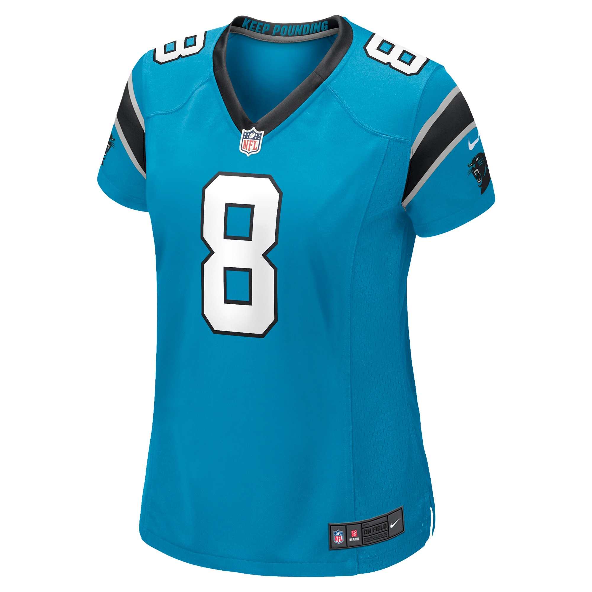 Jaycee Horn Carolina Panthers Nike Women's Game Player Jersey - Blue - vstockx