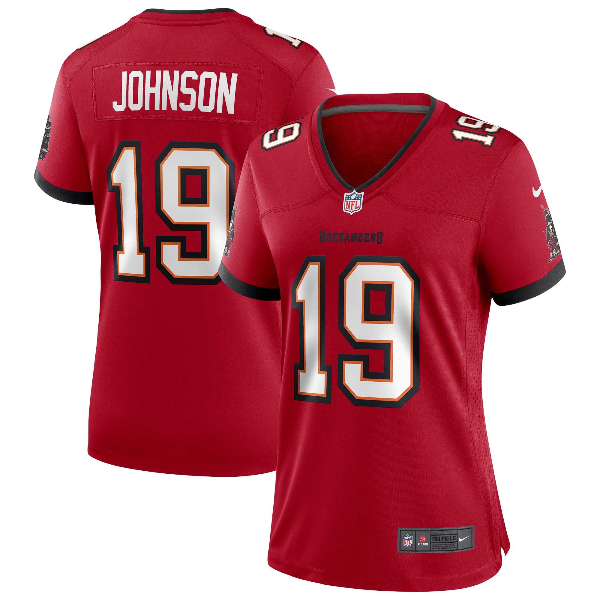 Keyshawn Johnson Tampa Bay Buccaneers Nike Women's Game Retired Player Jersey - Red - vstockx