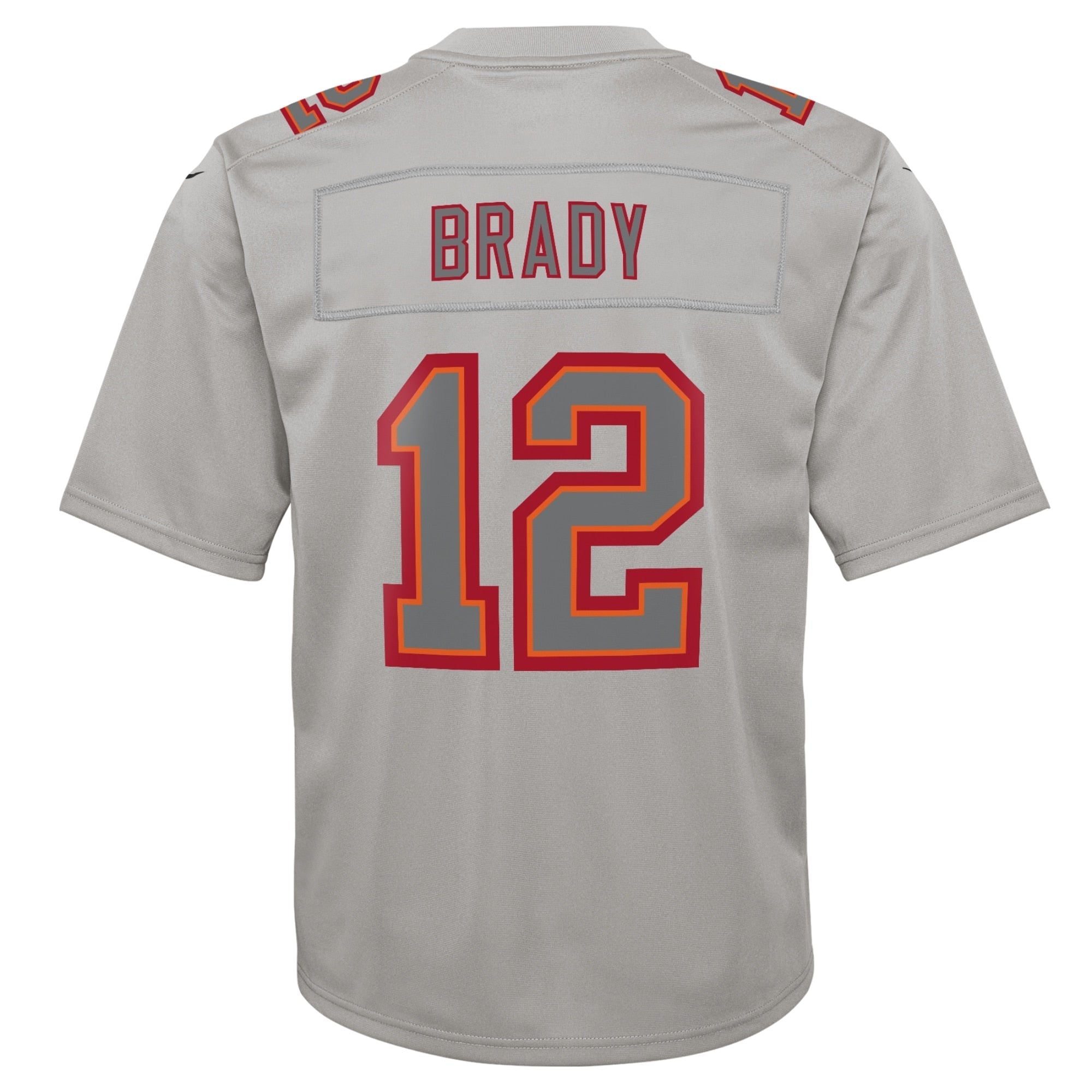 Youth Nike Tom Brady Gray Tampa Bay Buccaneers Atmosphere Game Jersey - vstockx