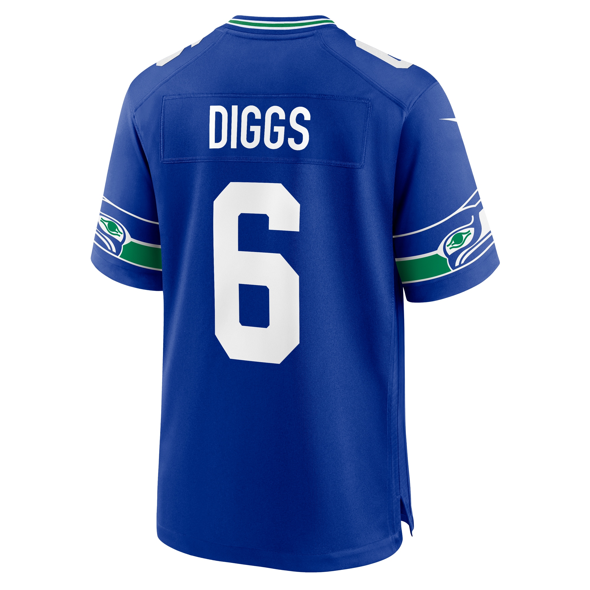 Quandre Diggs Seattle Seahawks Nike Throwback Player Game Jersey - Royal - vstockx
