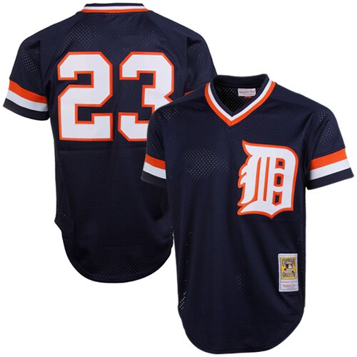 Kirk Gibson Detroit Tigers Mitchell & Ness 1984 Authentic Cooperstown Collection Mesh Batting Practice Jersey - Navy - vstockx