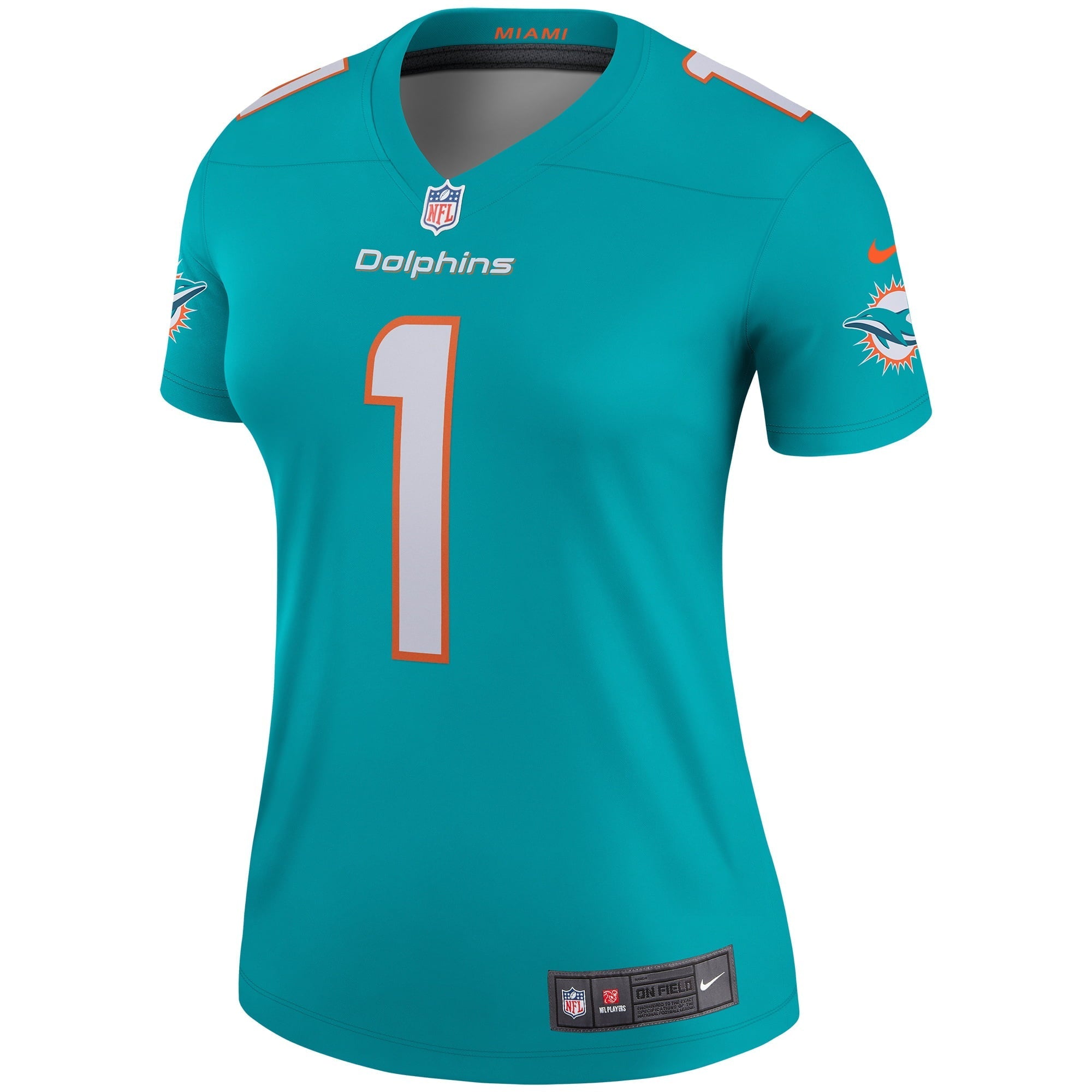Women's Nike Tua Tagovailoa Aqua Miami Dolphins Legend Jersey - vstockx