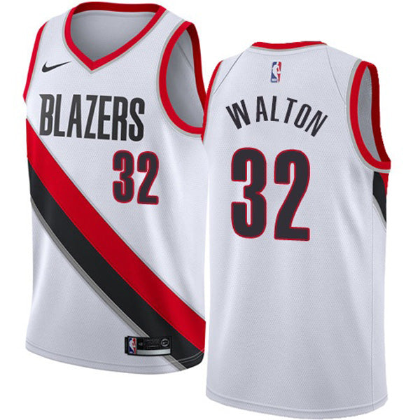 Men's Portland Trail Blazers Bill Walton Association Jersey - White - vstockx