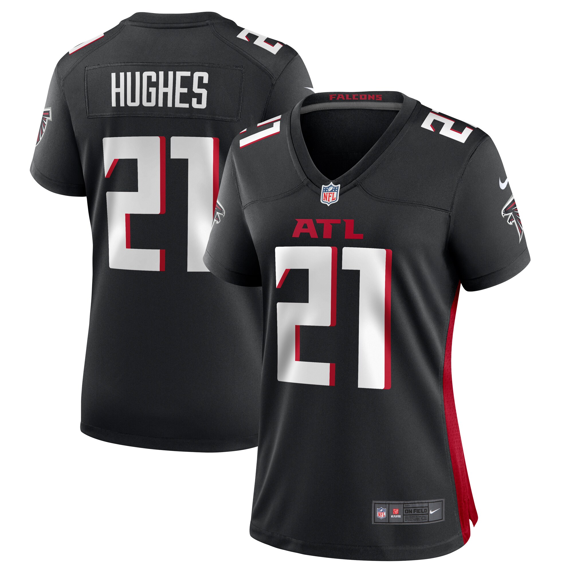 Mike Hughes Atlanta Falcons Nike Women's Game Player Jersey - Black - vstockx