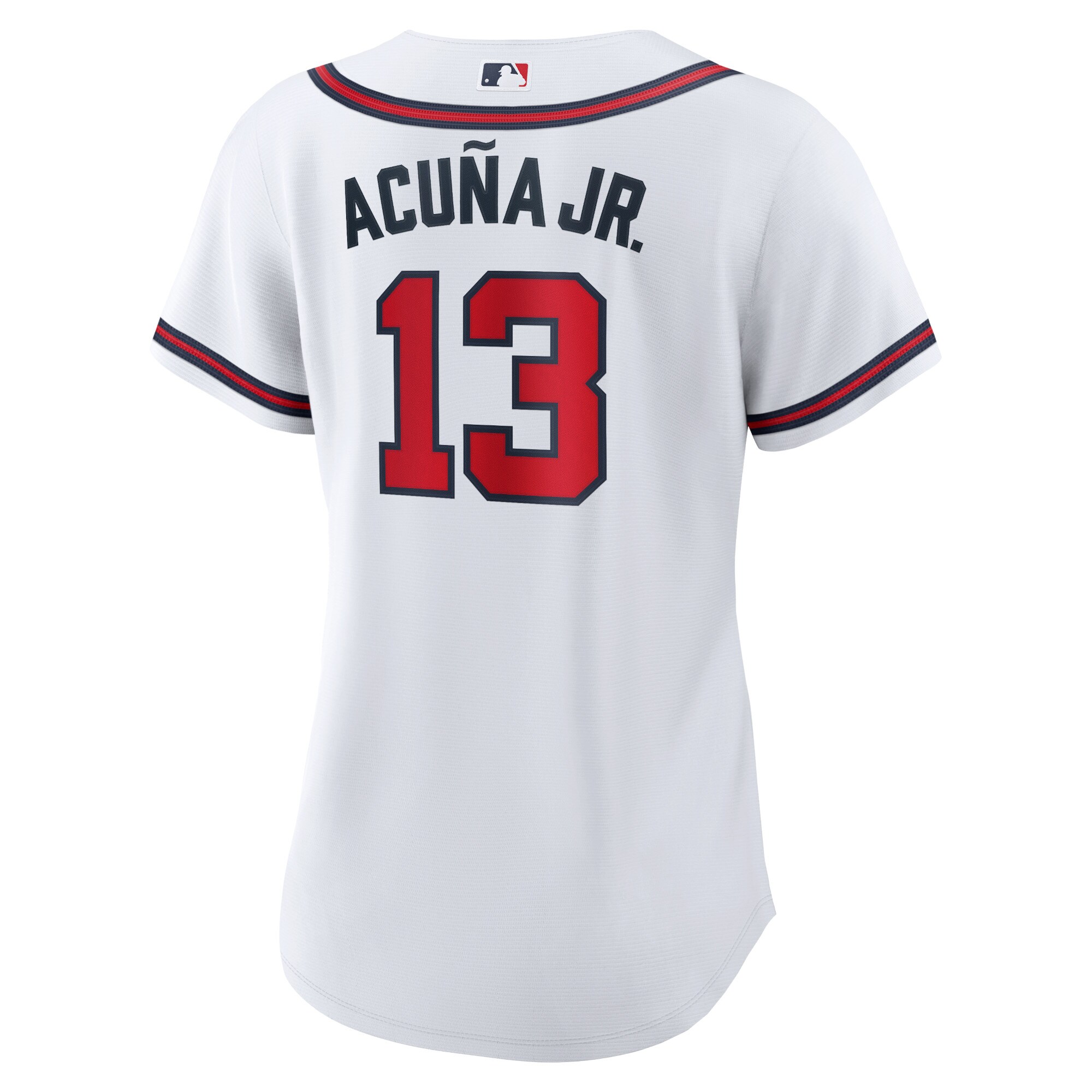 Ronald Acuna Jr. Atlanta Braves Nike Women's Home Replica Player Jersey - White - vstockx